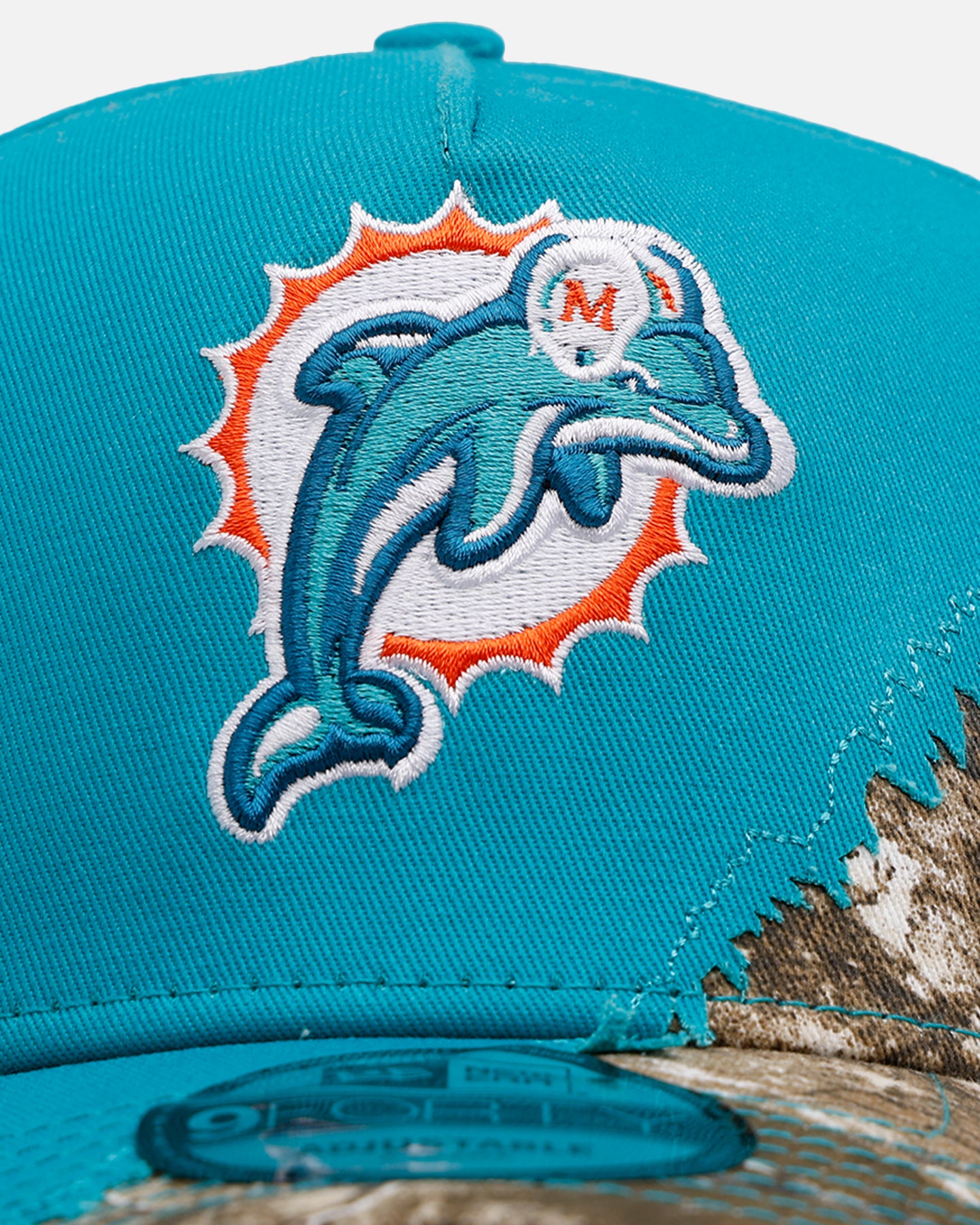 New Era Miami Dolphins 'Camo Tear Away' 9FORTY A-Frame Snapback Camo/Official Team Color、mySite、zt4zffjzw