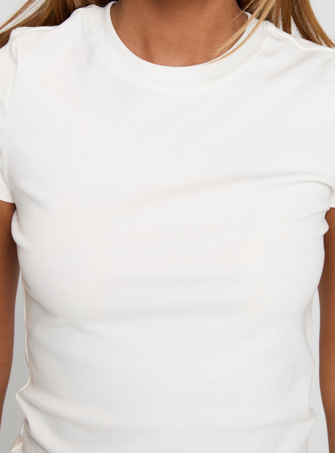 Prestige Longline Baby Tee Ivory、mySite、solidvoid