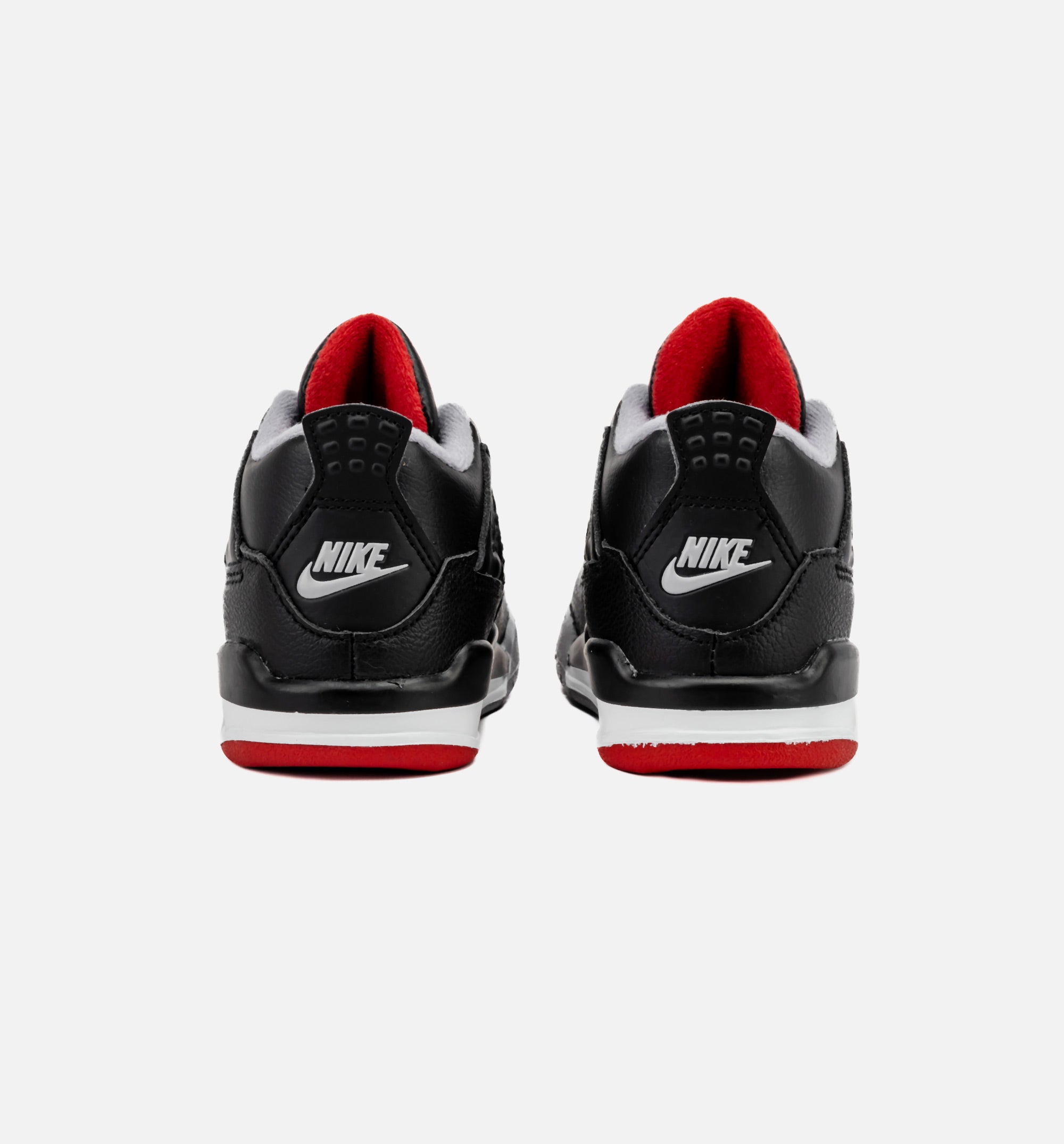 Air Jordan 4 Retro Bred Reimagined Infant Toddler Lifestyle Shoe - Black/Fire Red/Cement Grey/Summit White、mySite、dreamappss