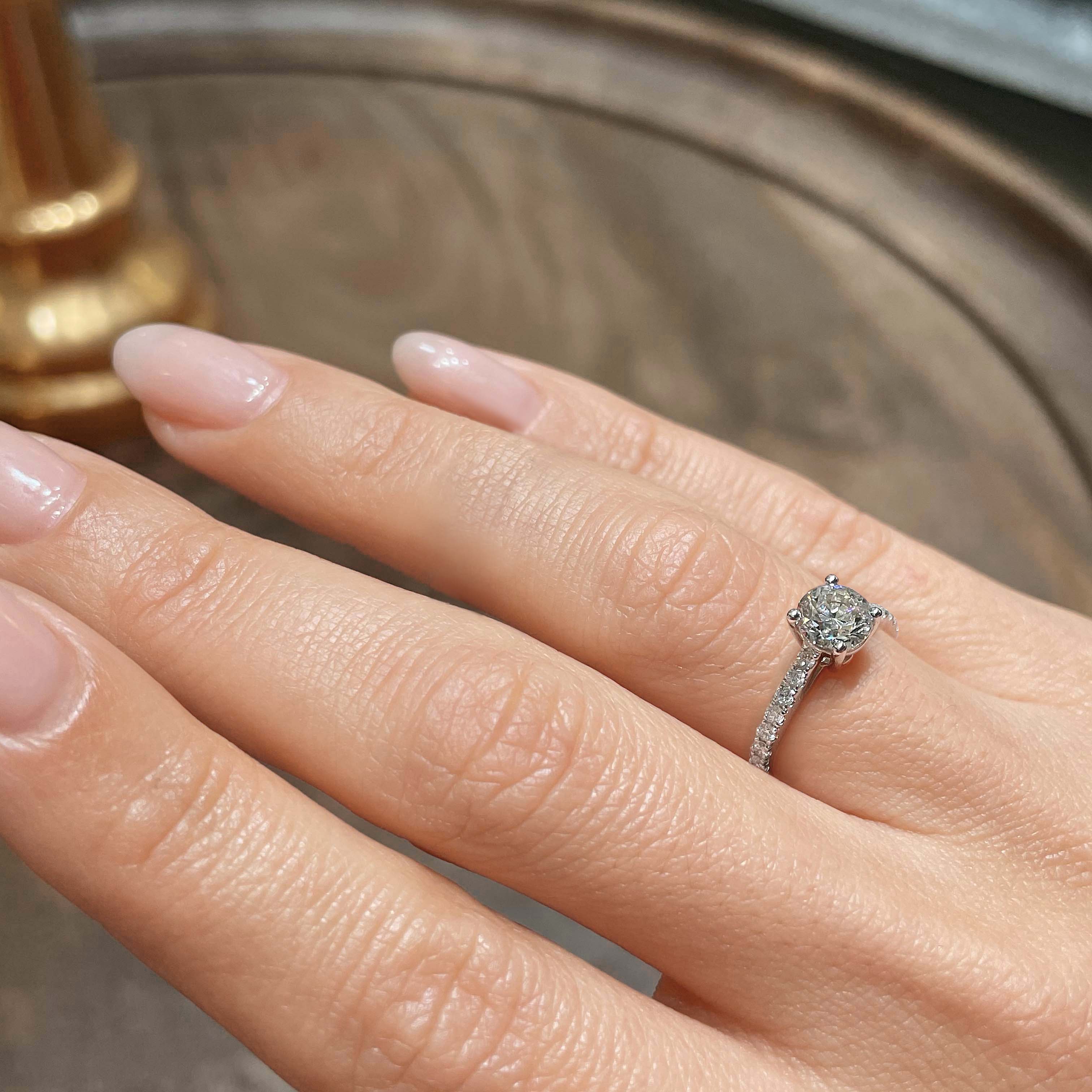 Aria Diamond Engagement Ring -14K White Gold、mySite、hinf8tx79