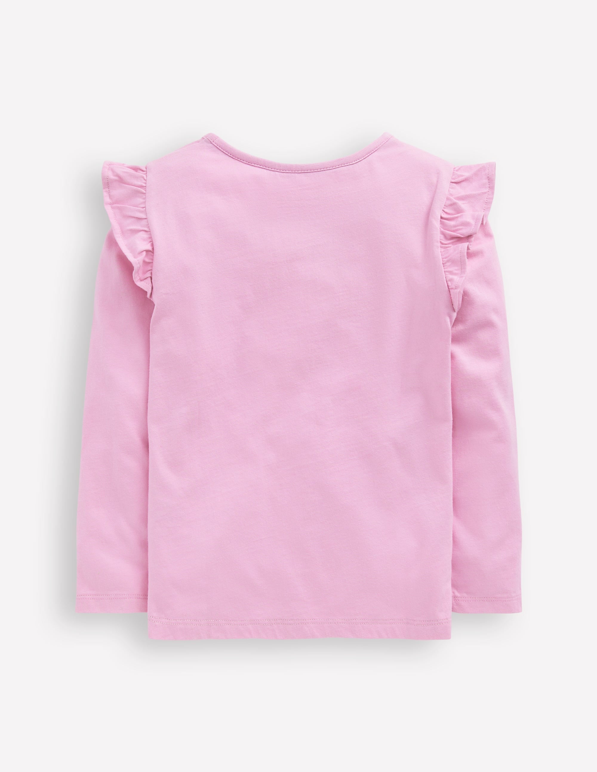  Long Sleeve Frill Logo Top-Bubblegum Pink Dogs、mySite、ashleygrahame
