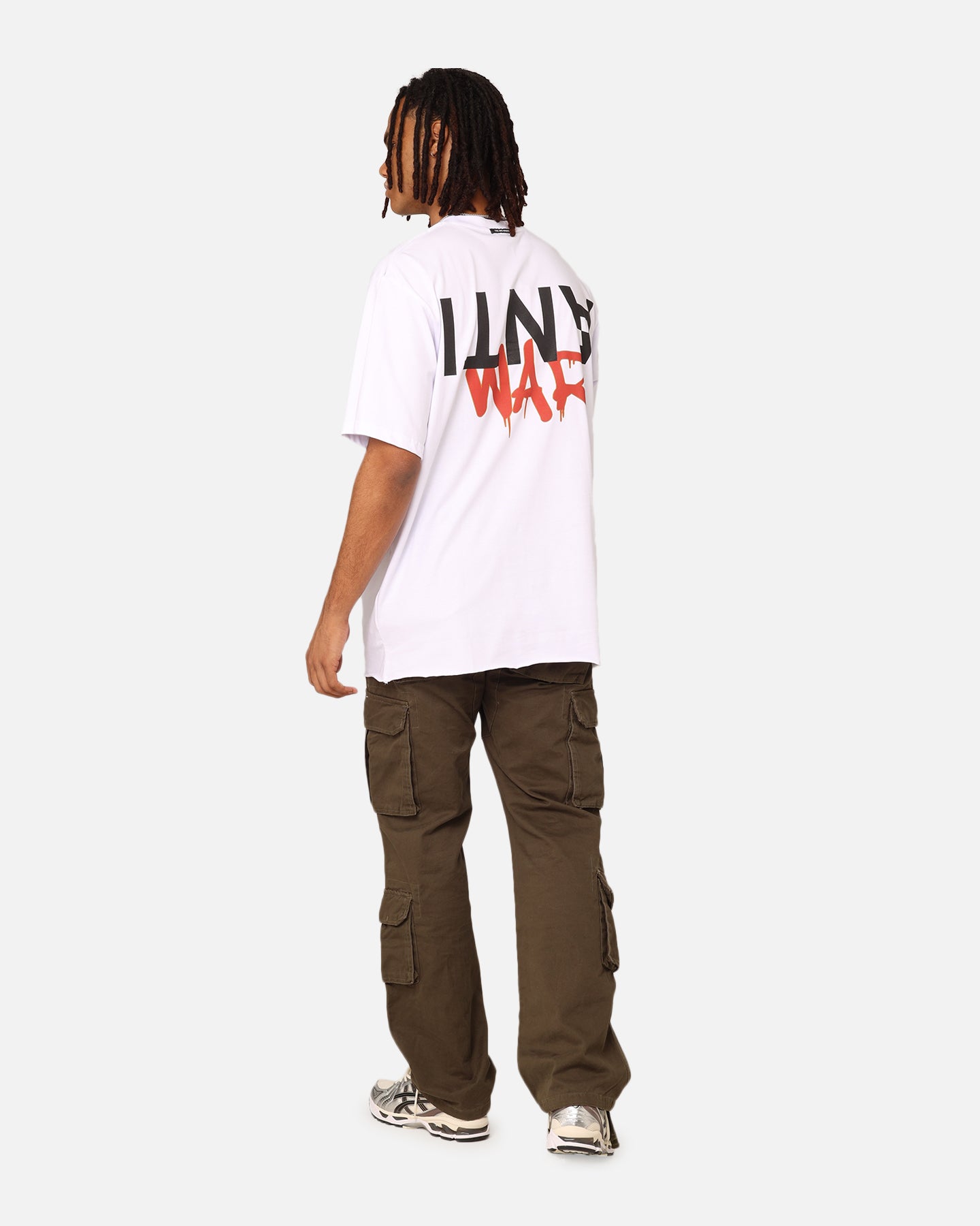 The Anti Order Anti War Baggy T-Shirt White、mySite、zt4zffjzw