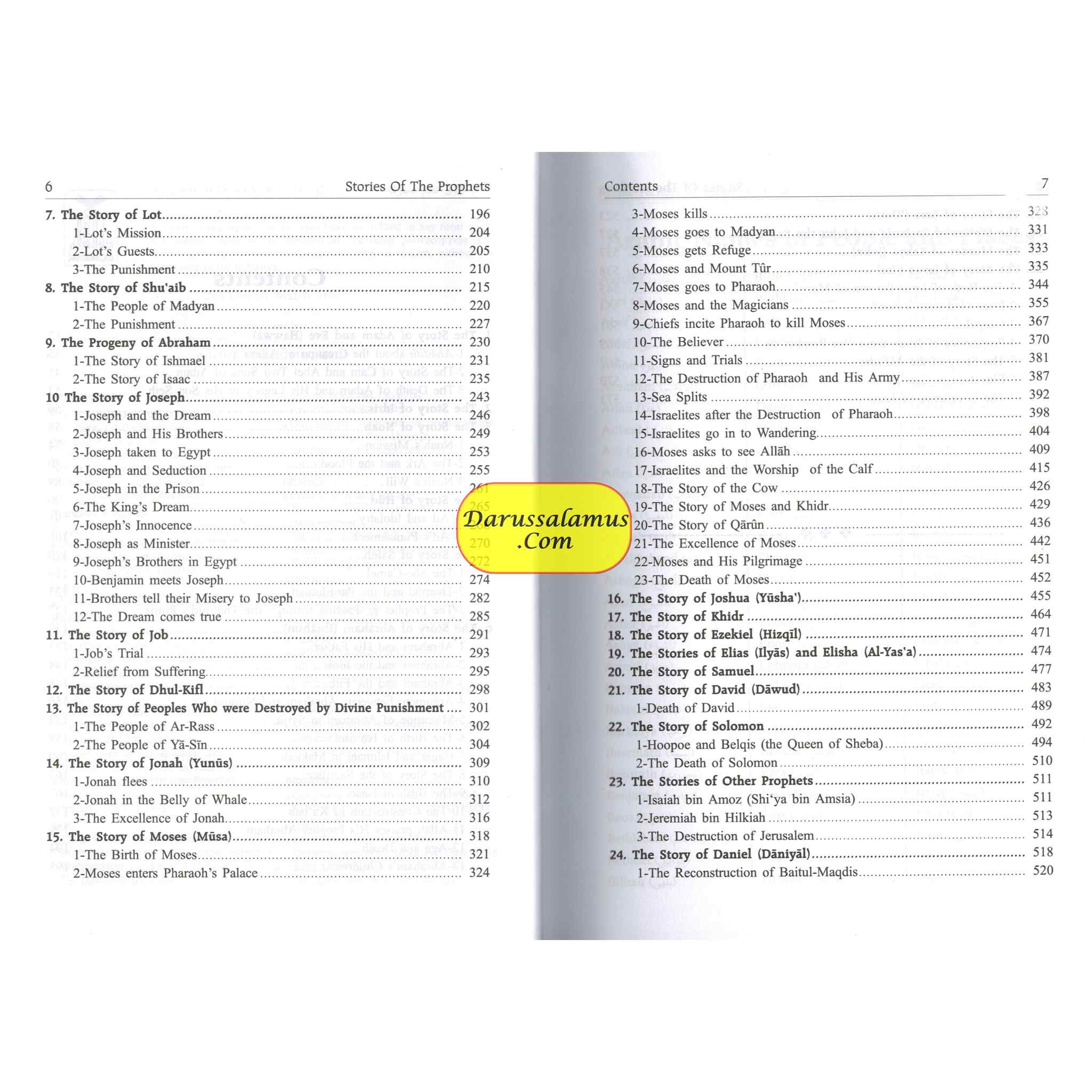 Stories of the Prophets By Hafiz Ibn Katheer、mySite、topwebapps