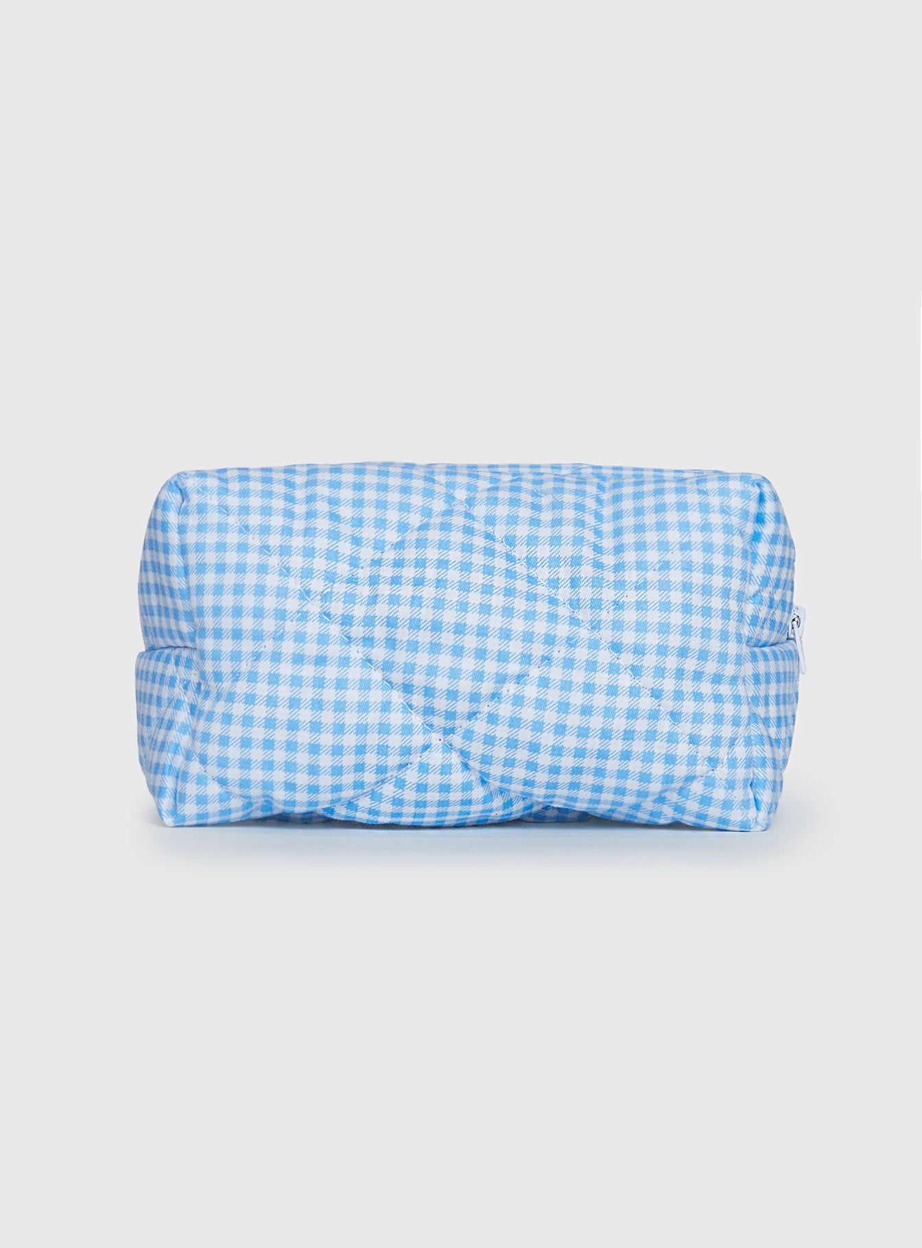 My Everything Pouch Blue Gingham、mySite、solidvoid