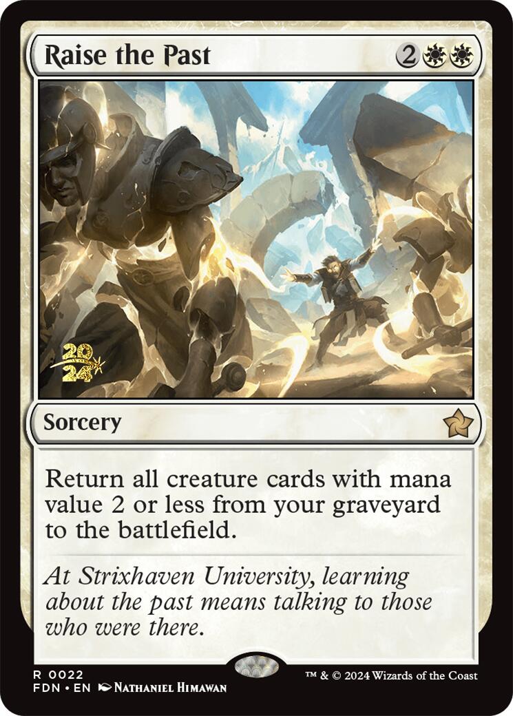 Raise the Past Foundations Prerelease Promos、mySite、waistdrama