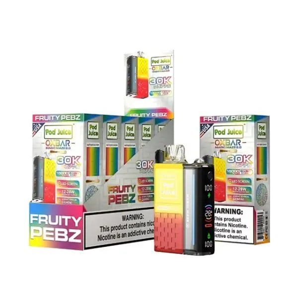 Pod Juice x OXBAR Magic Maze 2 30k Puffs Rechargeable Disposable Vape 13mL、mySite、zt4zffjzw
