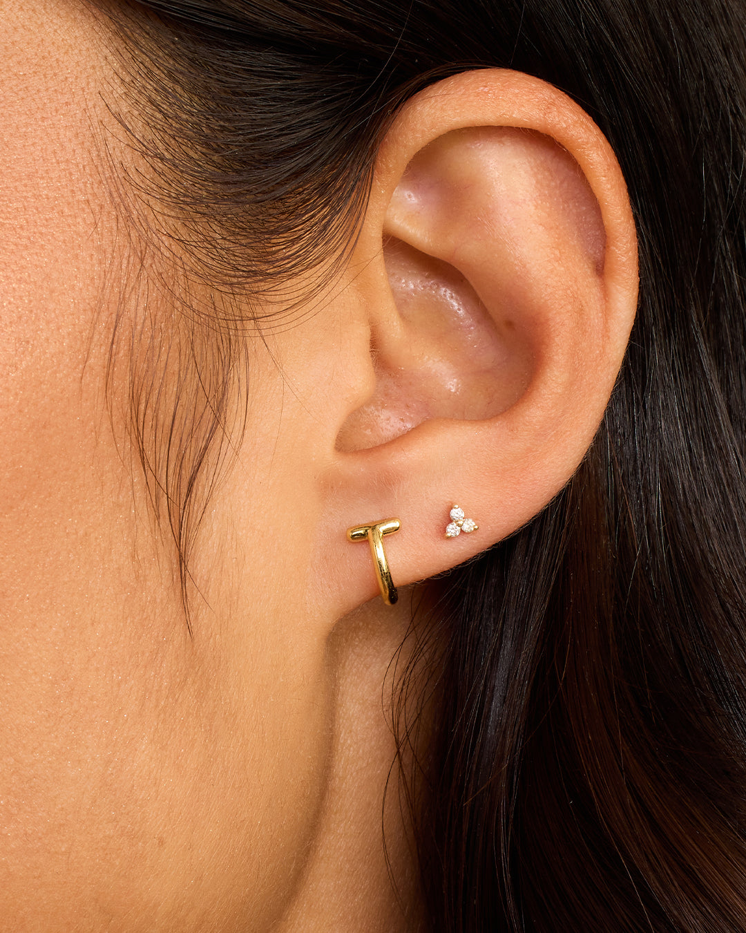 Alphabet Single Huggie、mySite、hinf8tx79