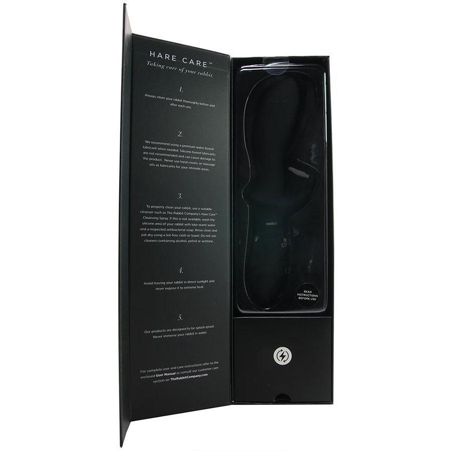 The Beaded Back Door Rabbit Prostate Massager & Anal Vibrator Black、mySite、bottomscart