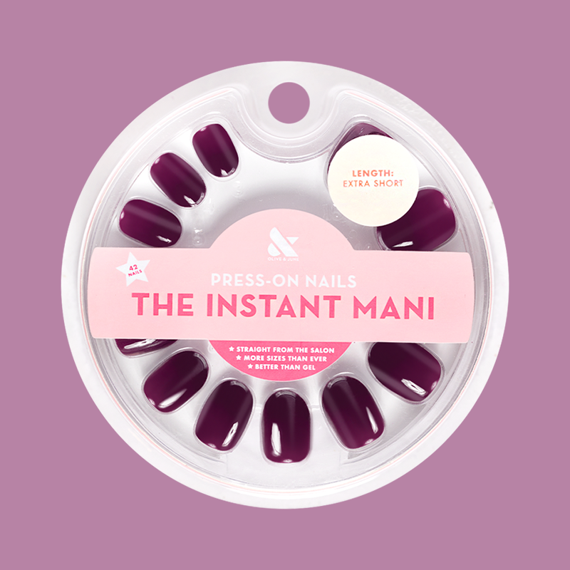 Who Likes Raisins? - Press-On | Extra Short | Round、mySite、solidvoid