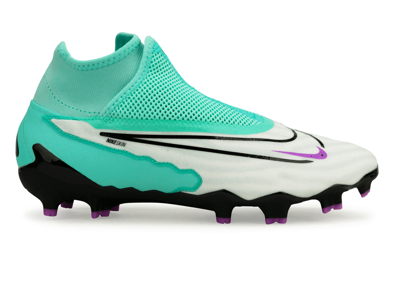 Nike Men's Phantom GX Pro DF FG Turquoise/Black/Purple、mySite、noshort