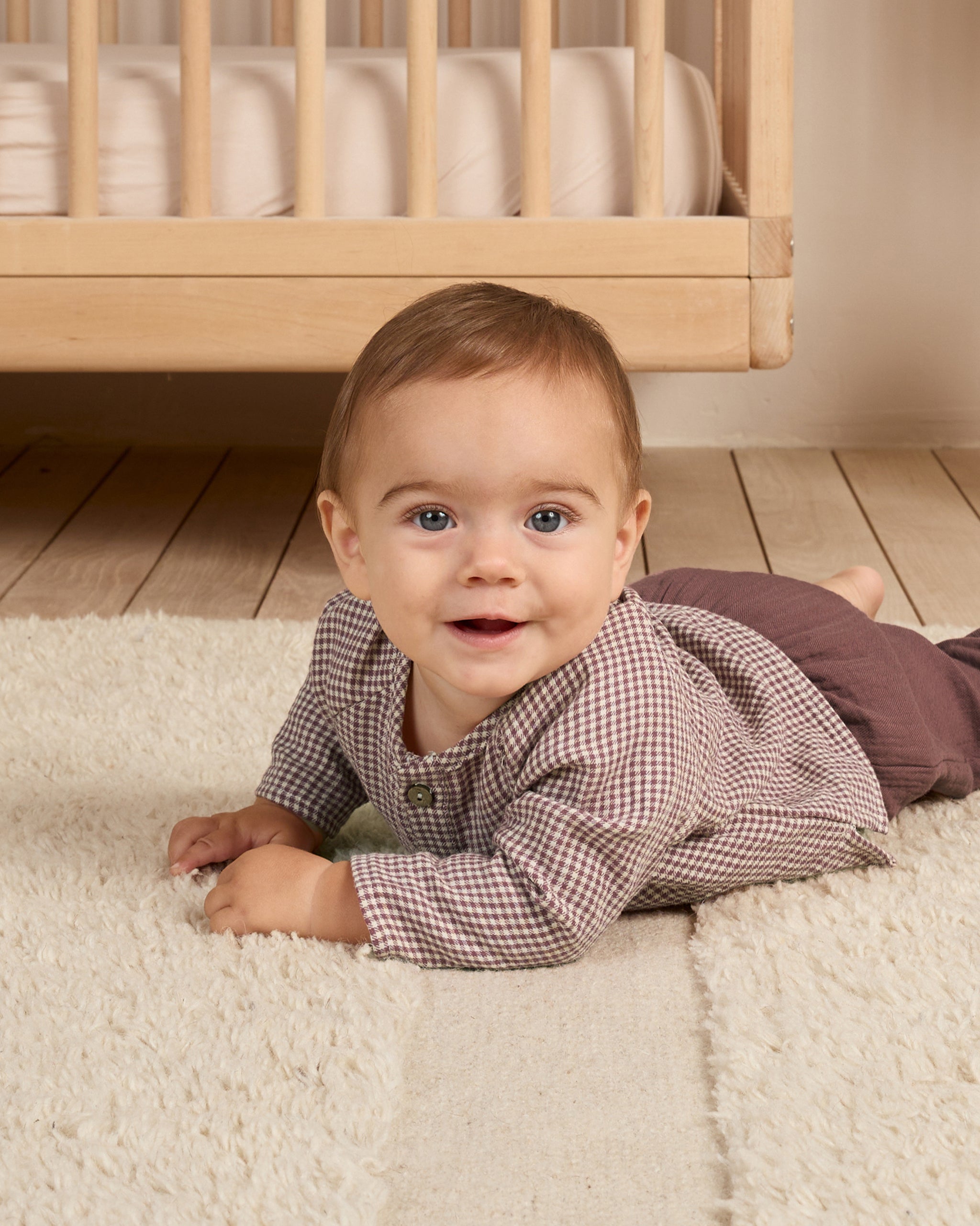  Zion Shirt || Plum Gingham、mySite、layawaytickets