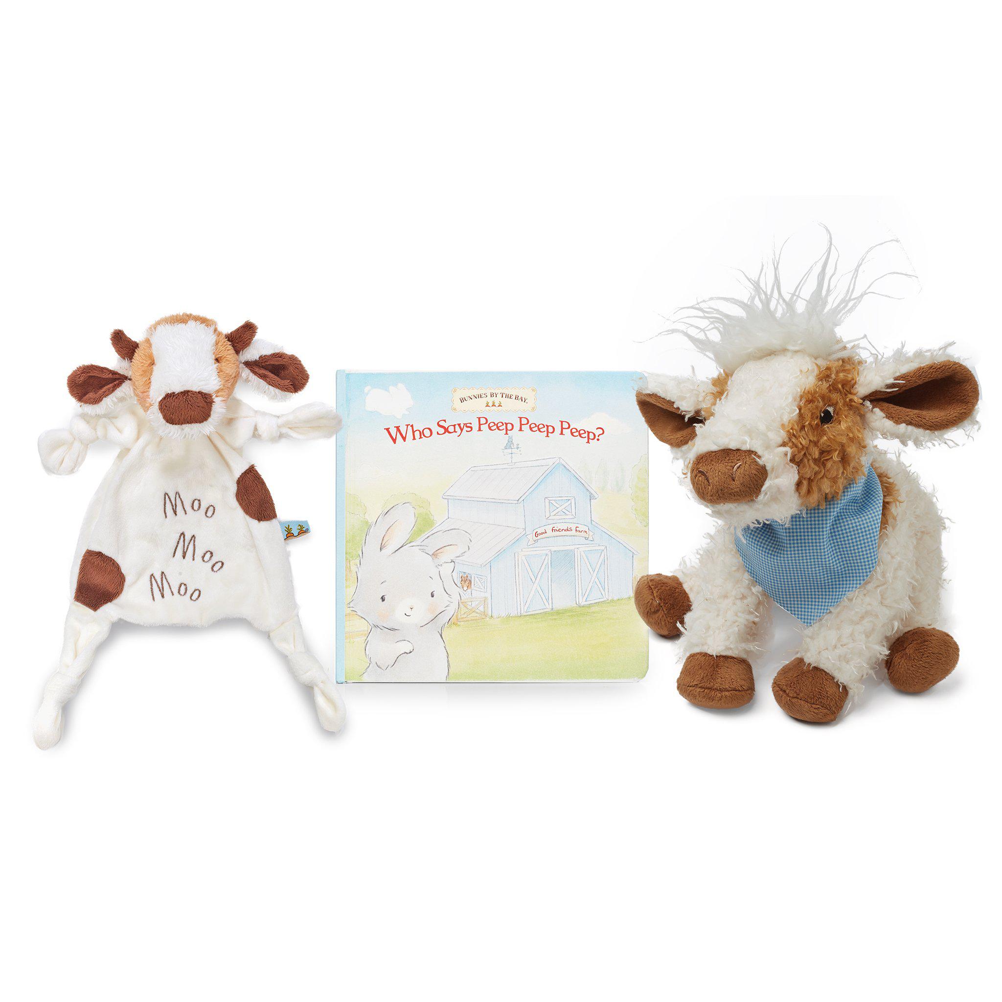 RETIRED - Farm Friends - Who Says Moo? Baby Gift Set、mySite、g9winljtr