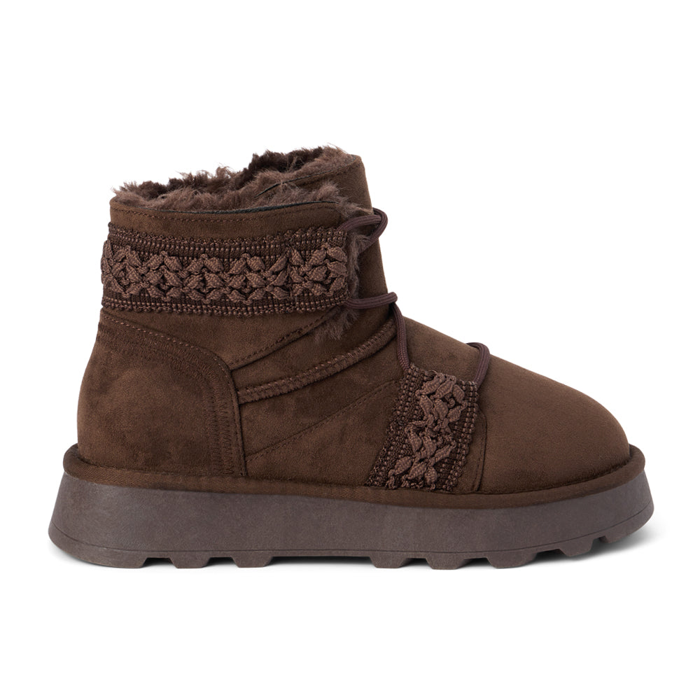 Matterhorn Embroidered Round Toe Pull On Booties、mySite、gtrtttuynbv