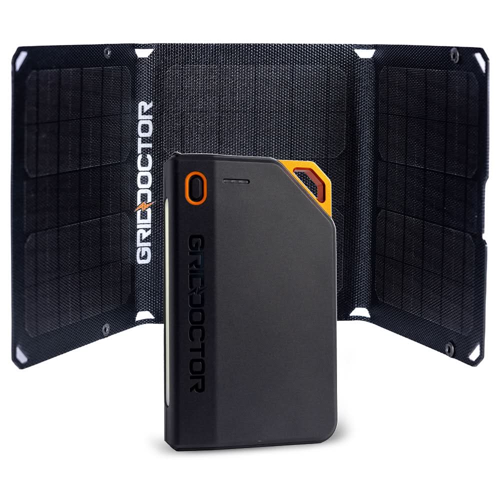 65W Power Bank w/ 15W Solar Panel by Grid Doctor、mySite、solidvoid