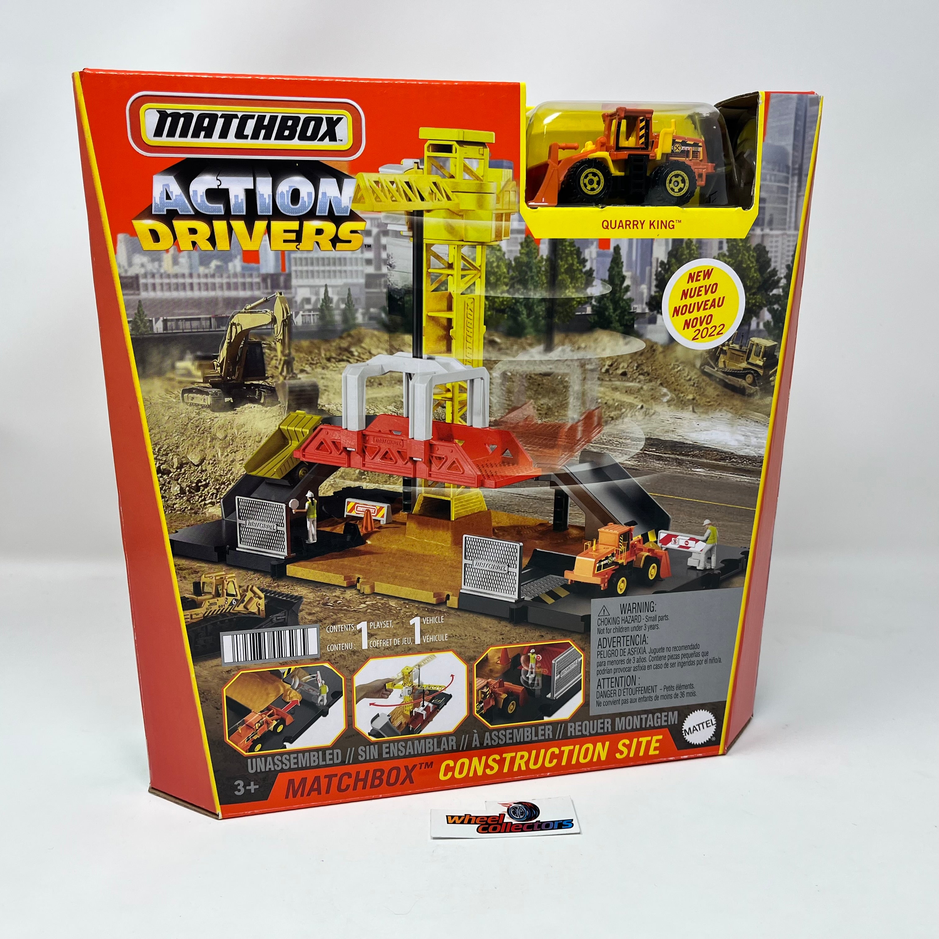 Construction Site w/ Quarry King * Matchbox Action Drivers Playset、mySite、hgirdovlk