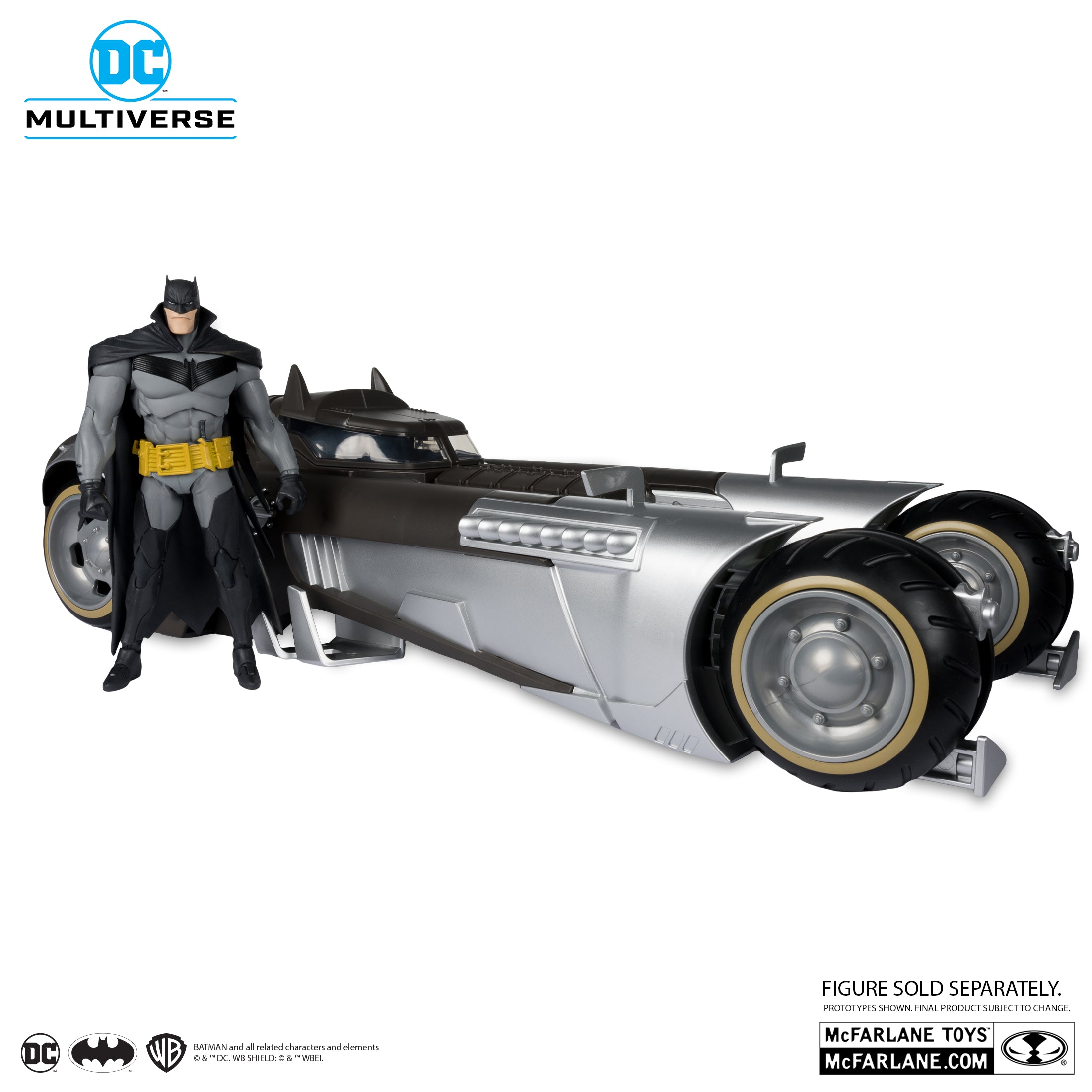 DC Multiverse Exclusive Gold Label Batmobile (Batman White Knight)、mySite、hgirdovlk