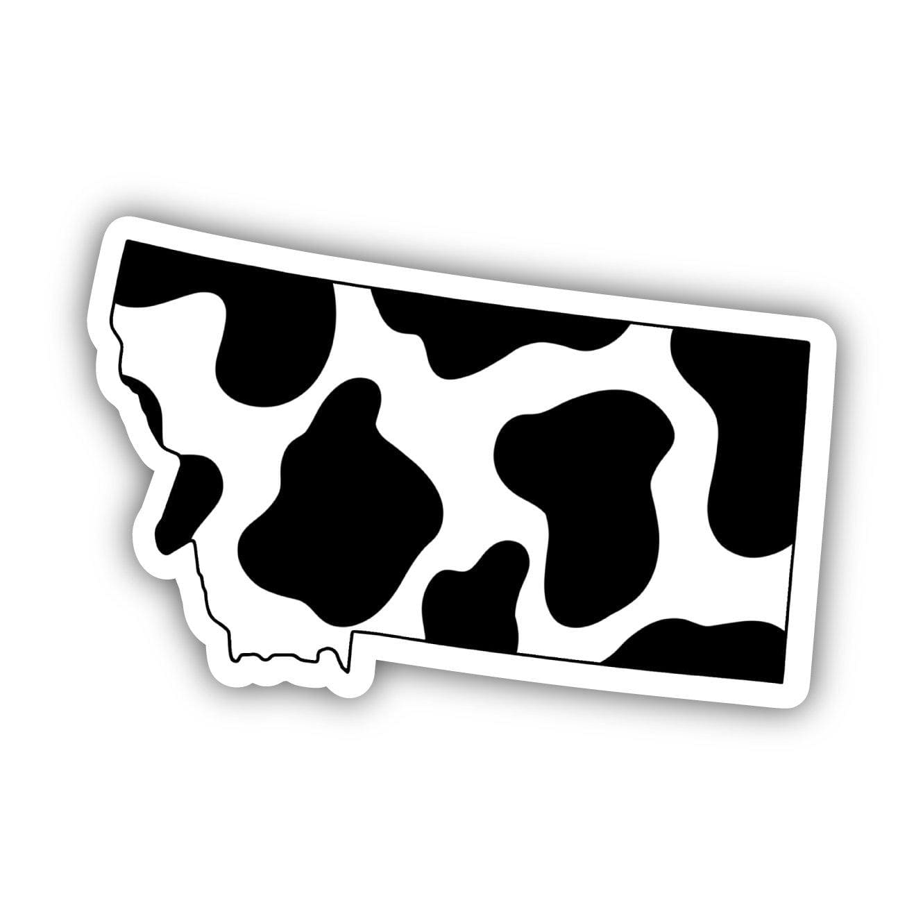  Montana Cow Pattern Sticker、mySite、elrpsem3k