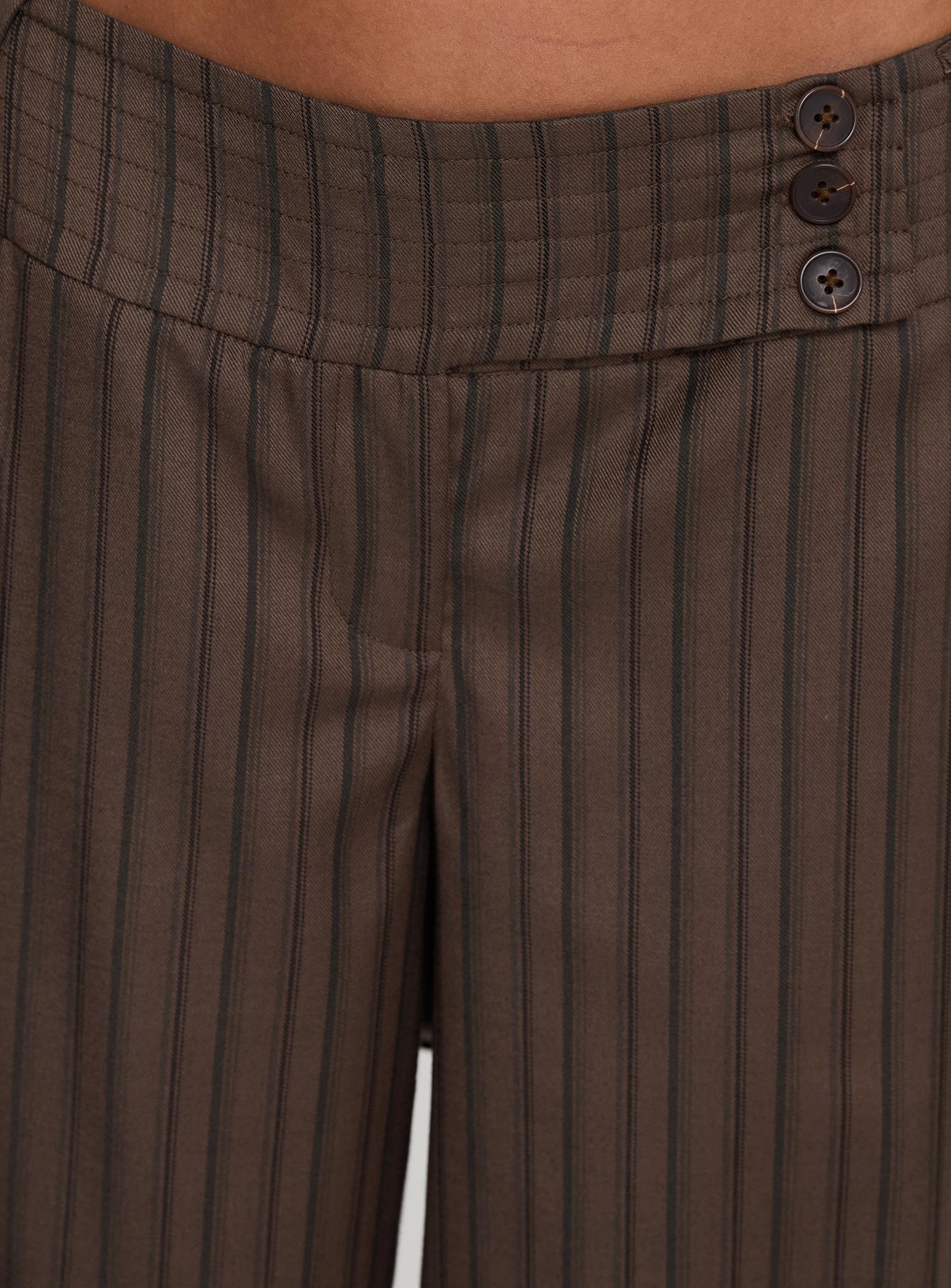 Cedars Low Rise Pant Brown Stripe、mySite、solidvoid