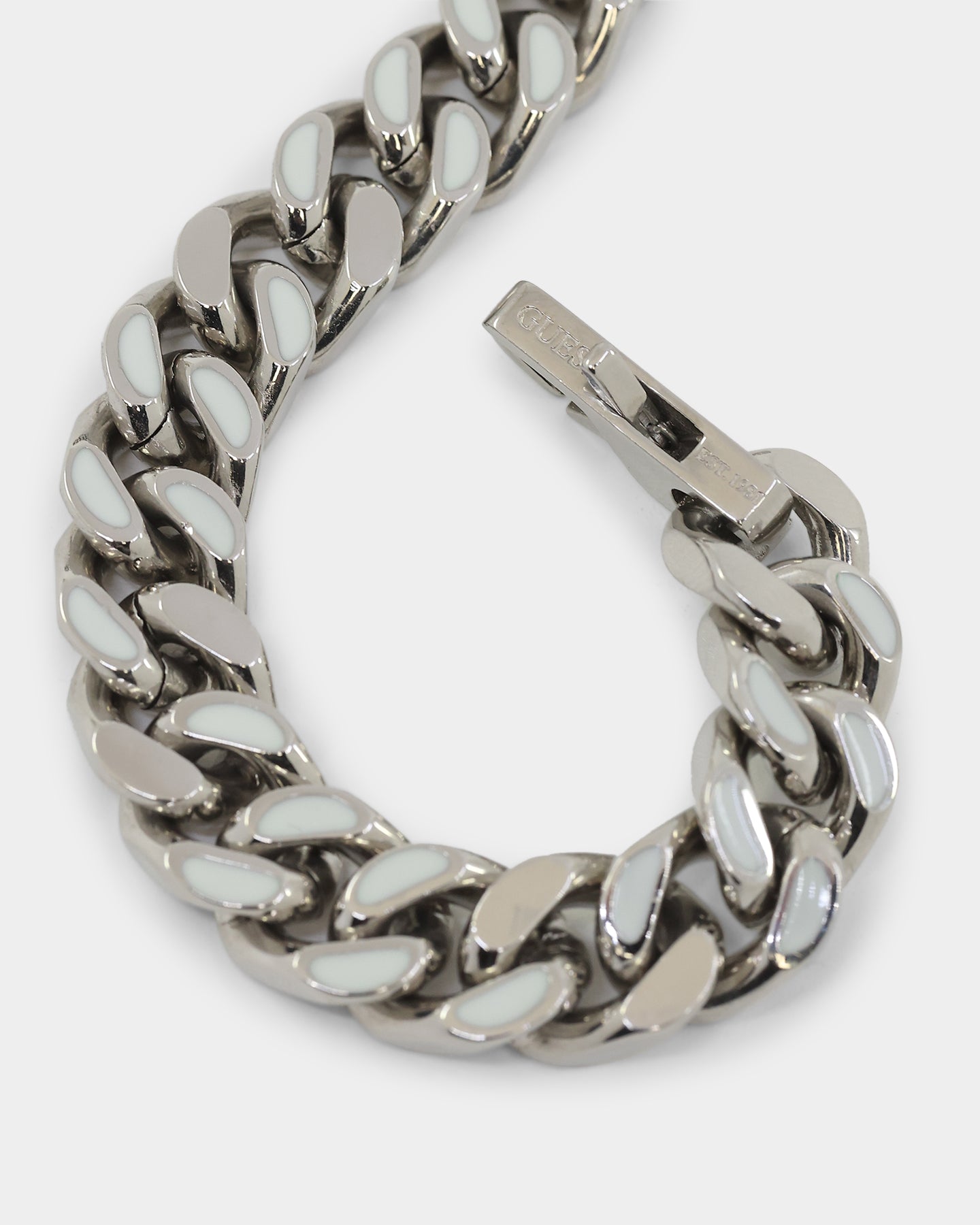 Guess Mainline X Culture Kings Glow In The Dark Bracelet Silver/Glow、mySite、zt4zffjzw