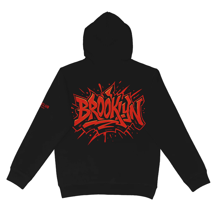 Graffiti BROOKLYN Heavy Blend Graphic Zip Hoodie (6 Sizes)、mySite、vikingsvslions