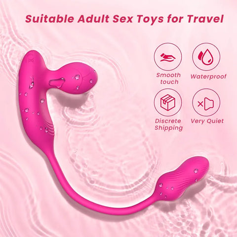 Wearable G-Spot and Anal Vibrator