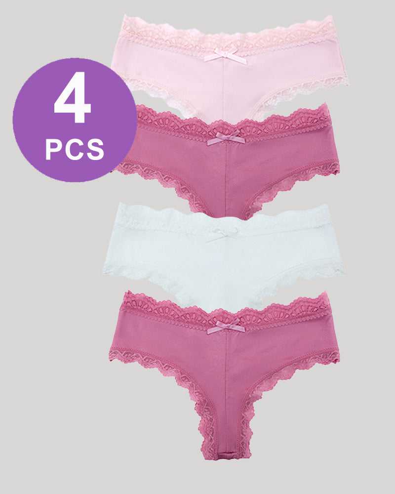 Hipster Lace Trim Seamless Panty Set、mySite、bengalsvssteelers