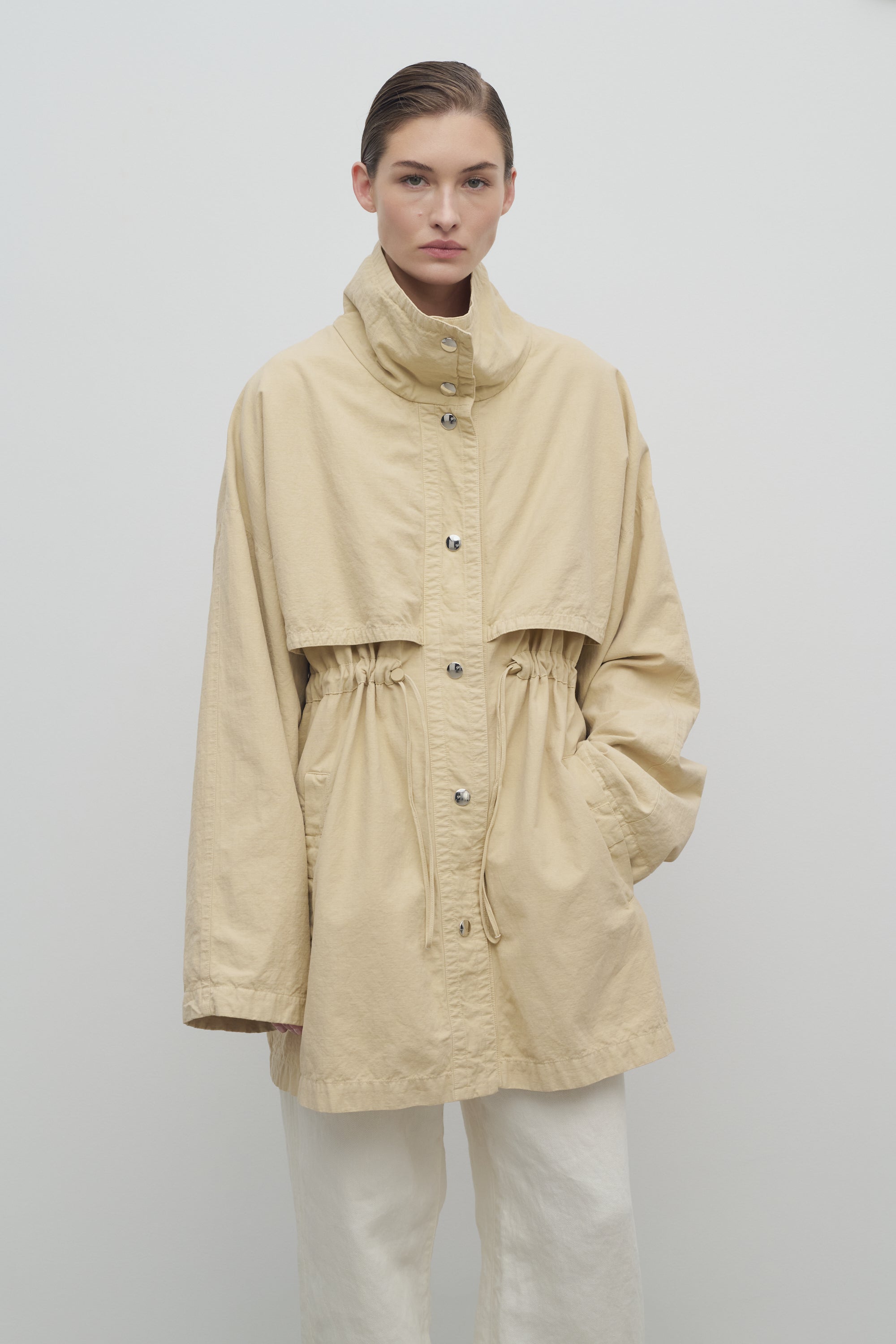 Herbie Jacket in Cotton and Linen、mySite、aoinhome