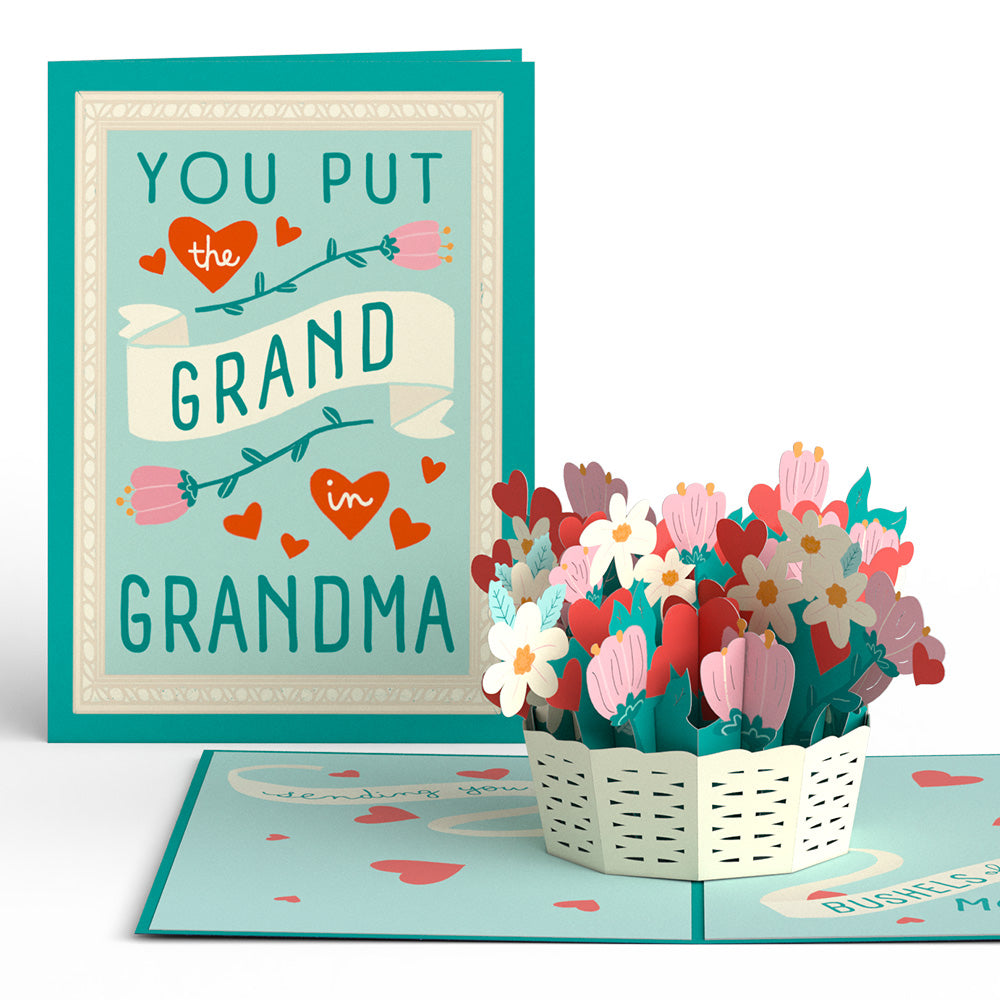 You Put the Grand in Grandma Mother’s Day Pop-Up Card、mySite、solidvoid