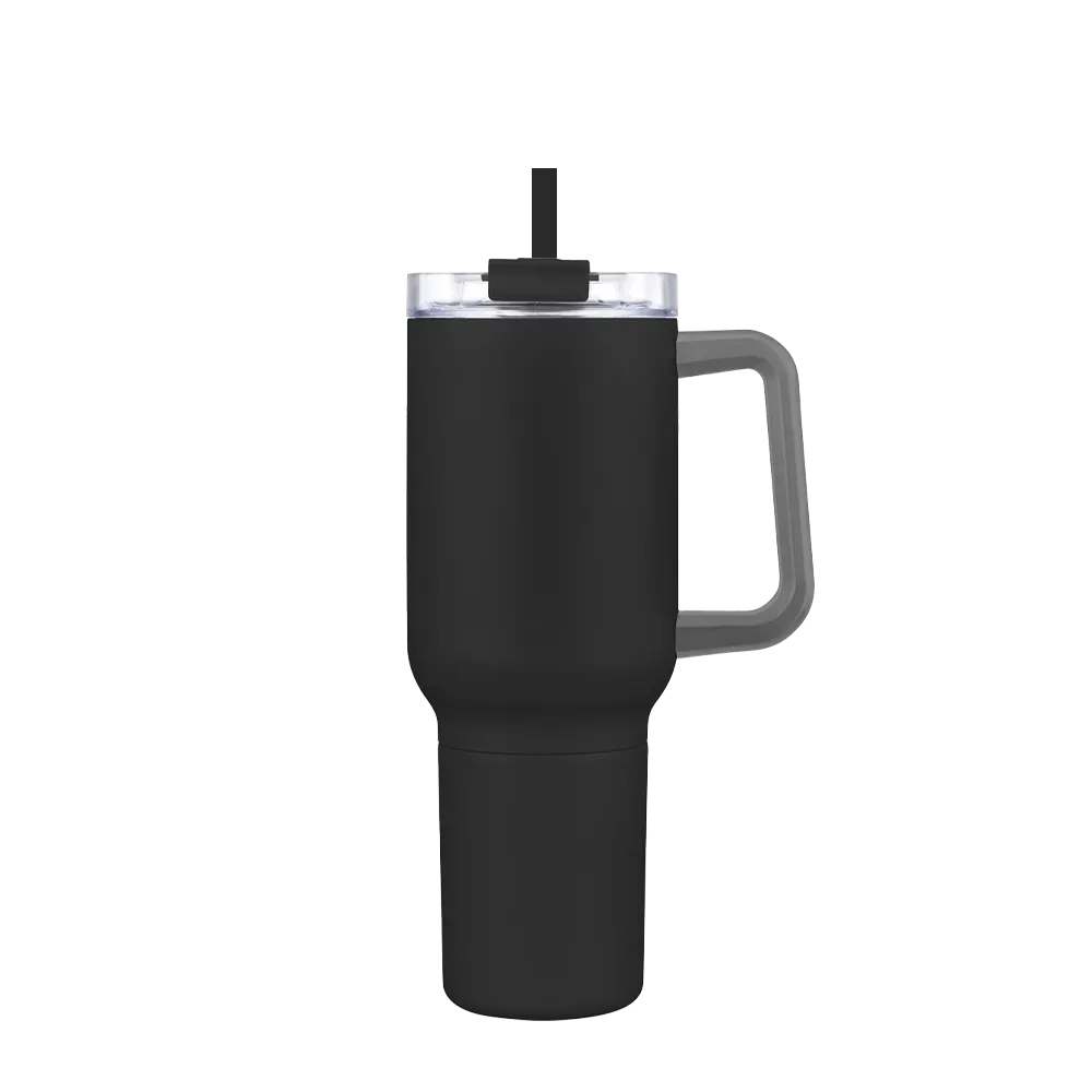 Slate 21 oz Travel Mug w/ Detachable 12 oz Can Cooler、mySite、noshort