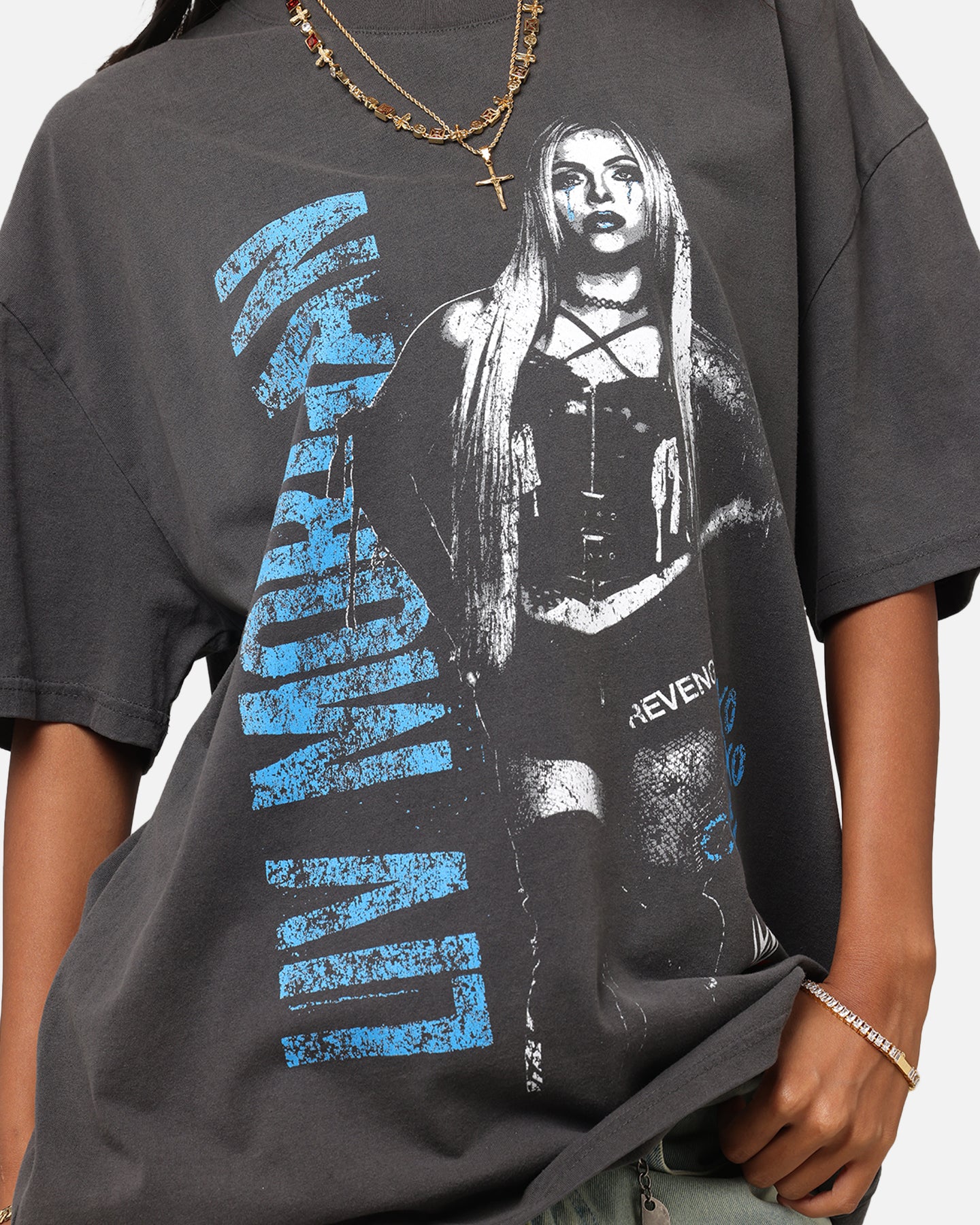 Culture Kings X WWE Liv Morgan Heavy T-Shirt Black Wash、mySite、zt4zffjzw