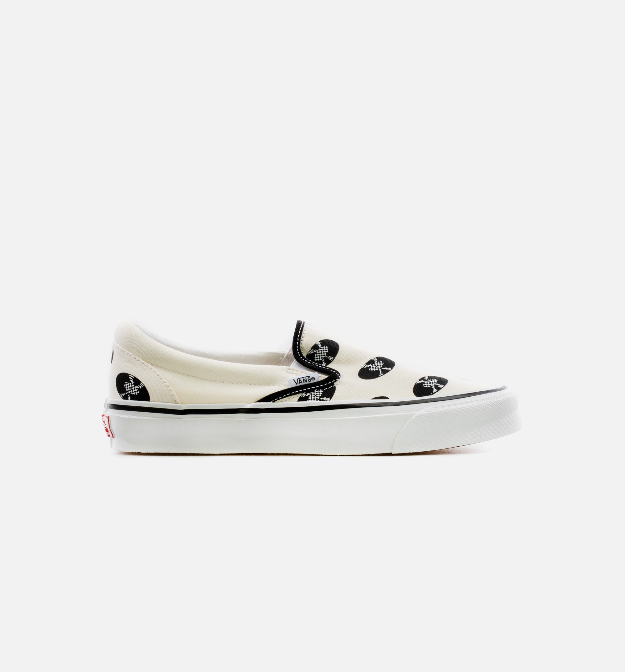 Vault X Wacko Maria OG Classic Slip On LX Mens Lifestyle Shoe - White/Black、mySite、dreamappss