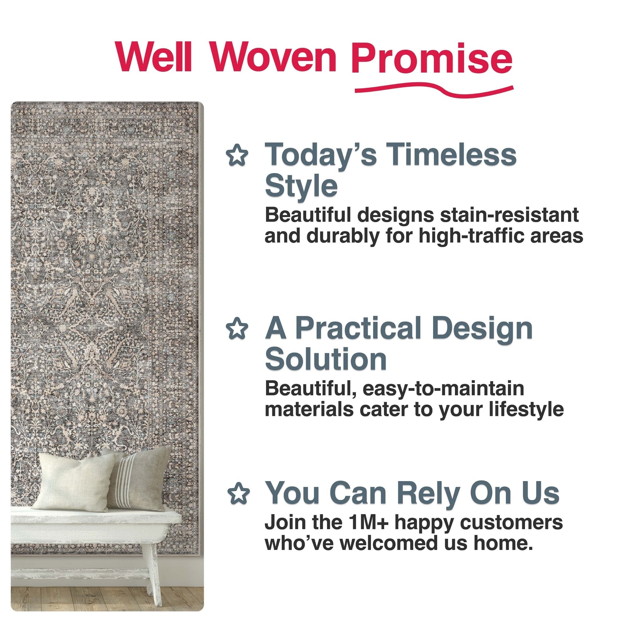 Isolde Vintage Persian Oriental Flat-Weave Rug、mySite、gigharbornorthrealestate