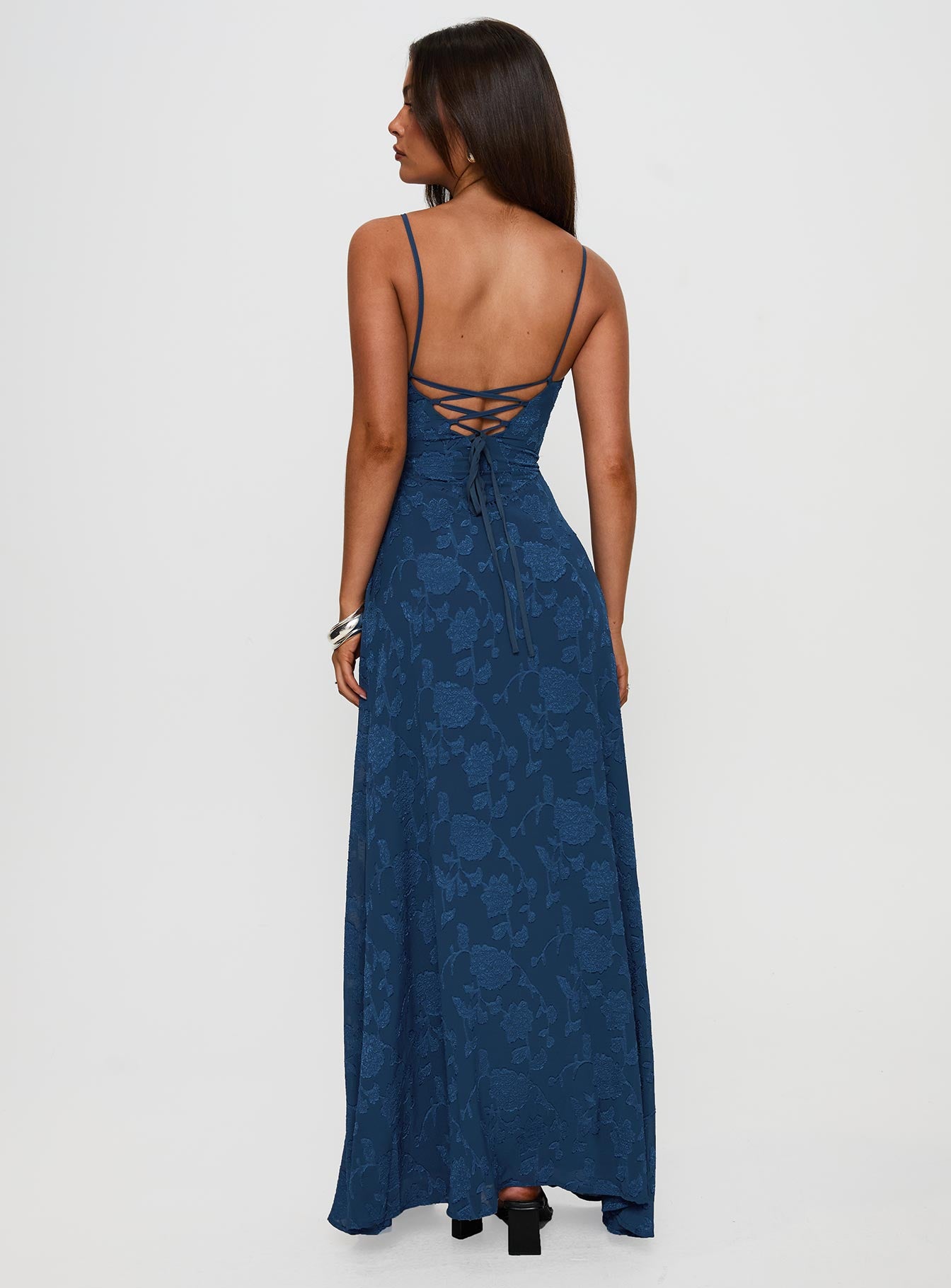 South Of France Maxi Dress Navy、mySite、solidvoid