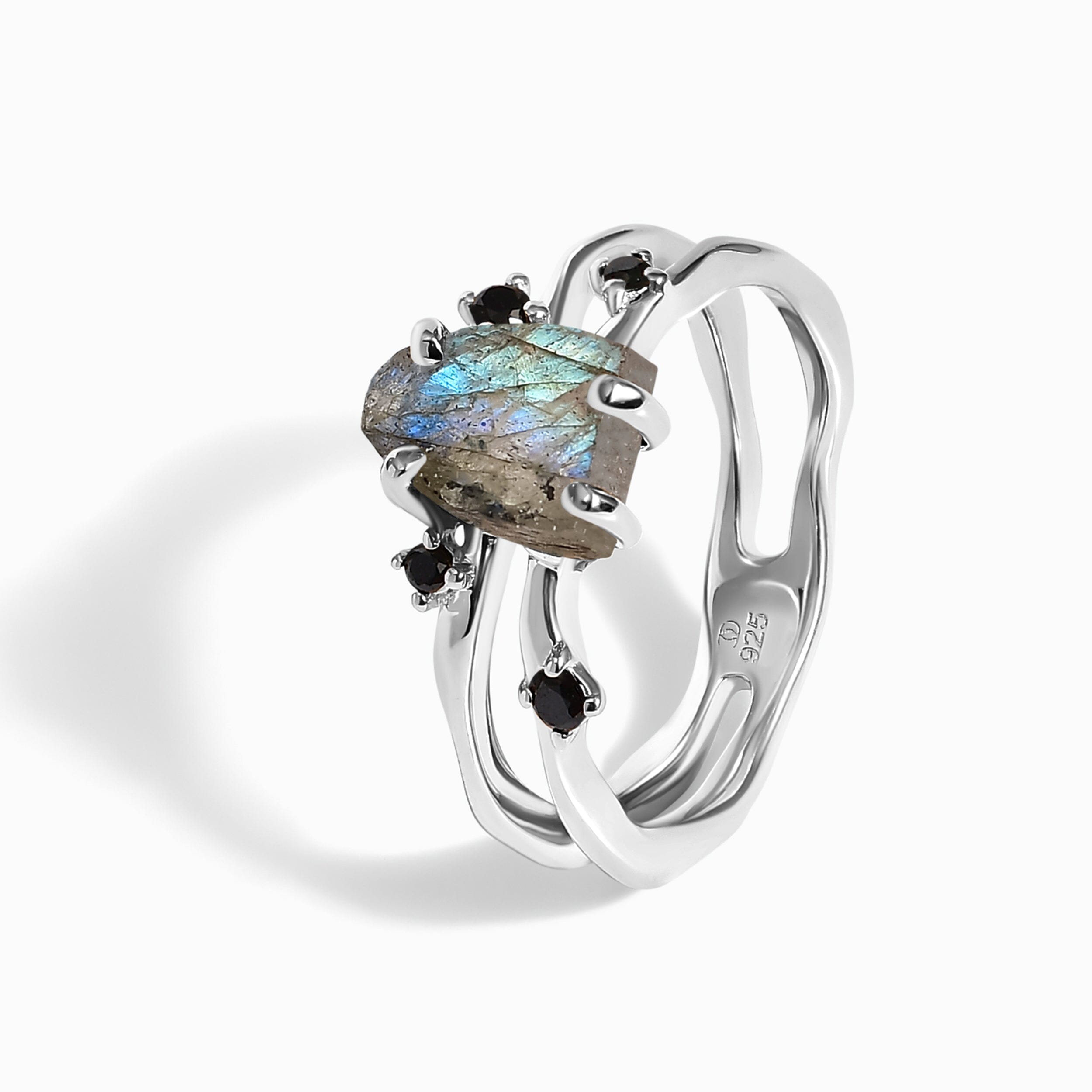 Raw Crystal Ring - Flow Labradorite、mySite、hinf8tx79