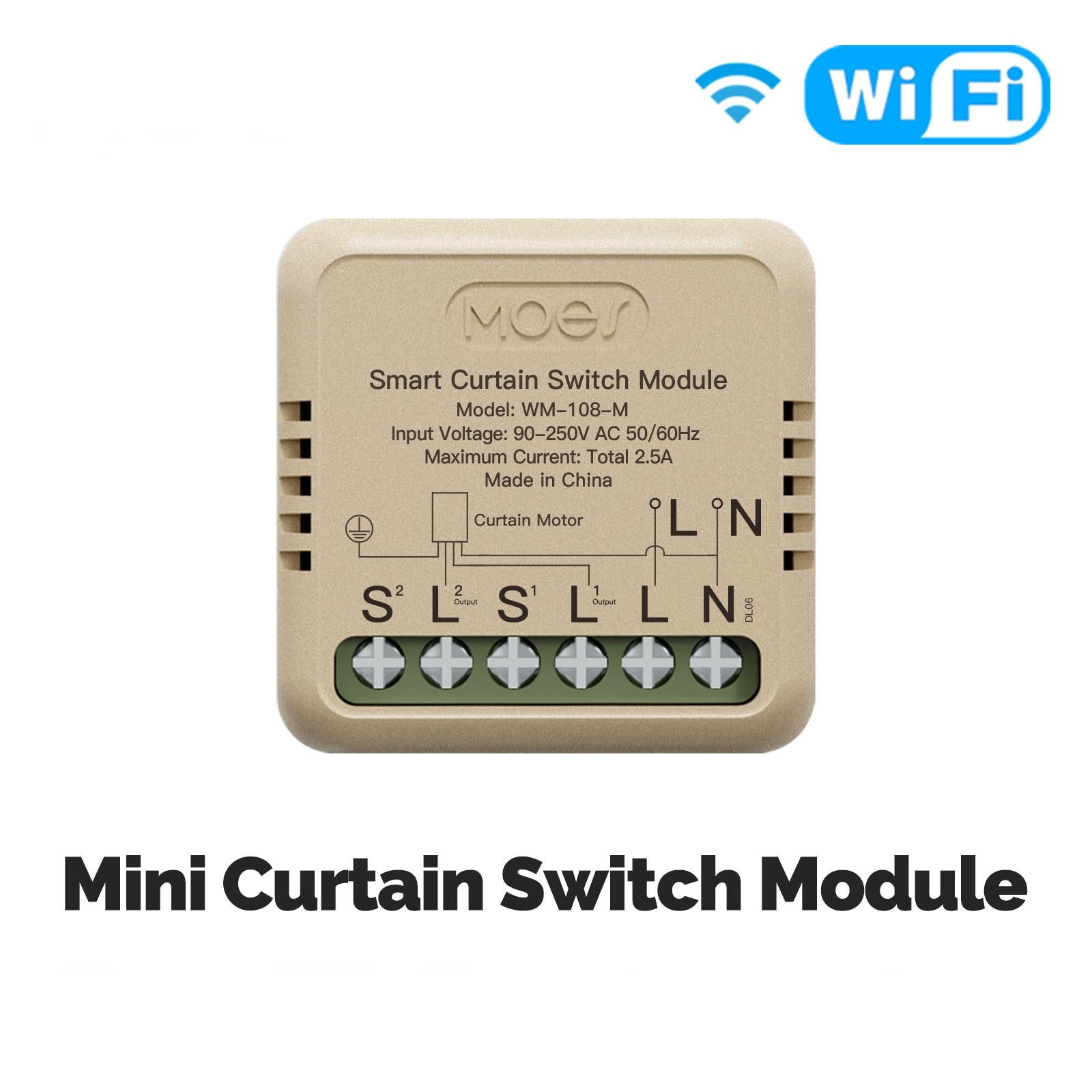 WiFi Smart Curtain Switch Module Mini Design App Remote Control、mySite、fannypackpong