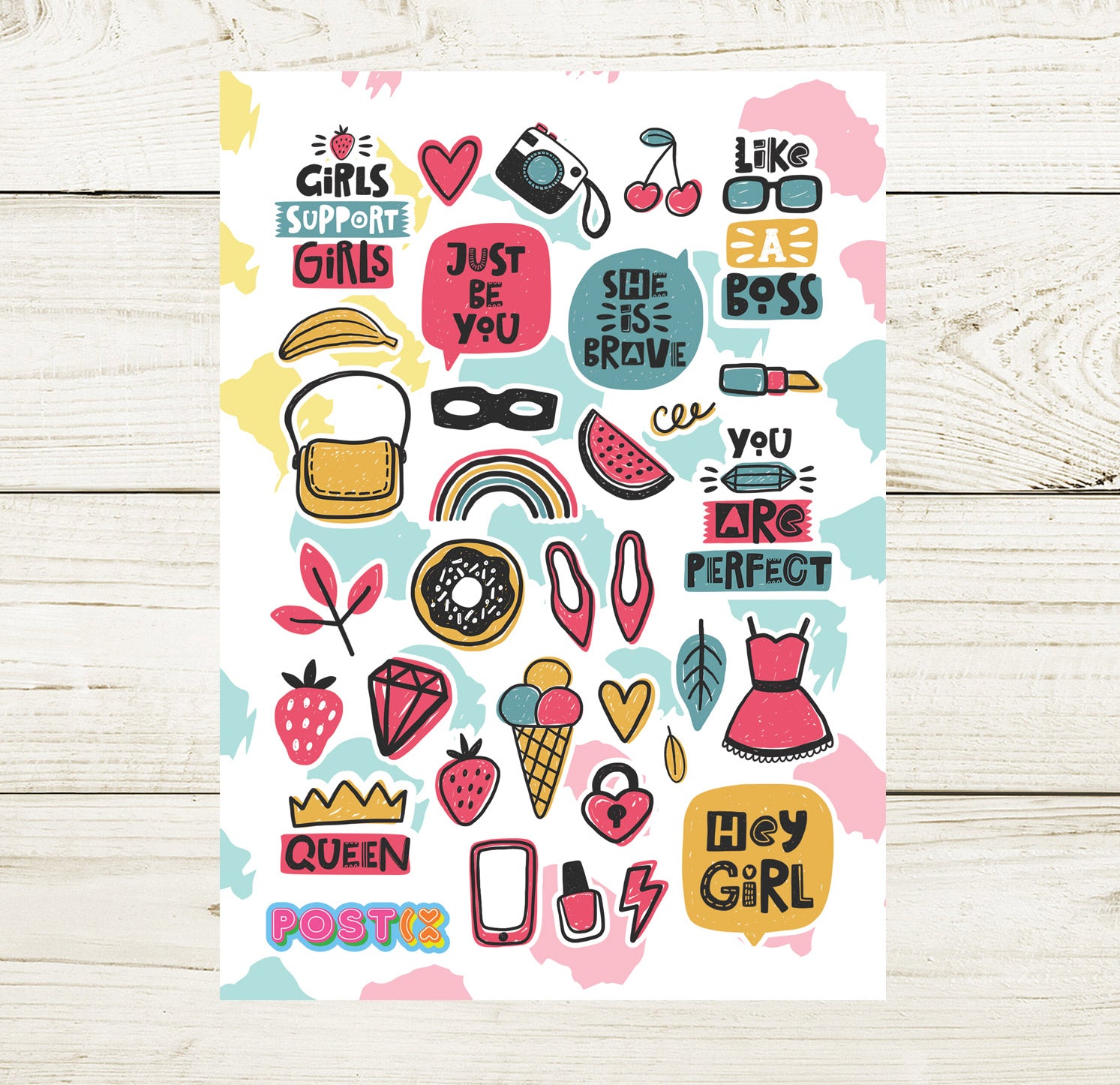  Be You Sticker Sheet、mySite、ghnorth