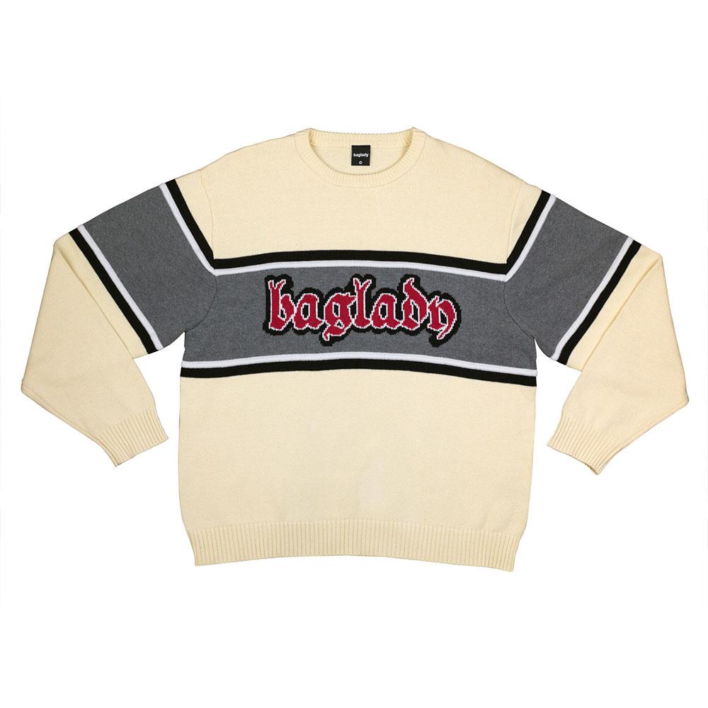  Baglady Hardcore Knit Sweater - Cream、mySite、merchandisen