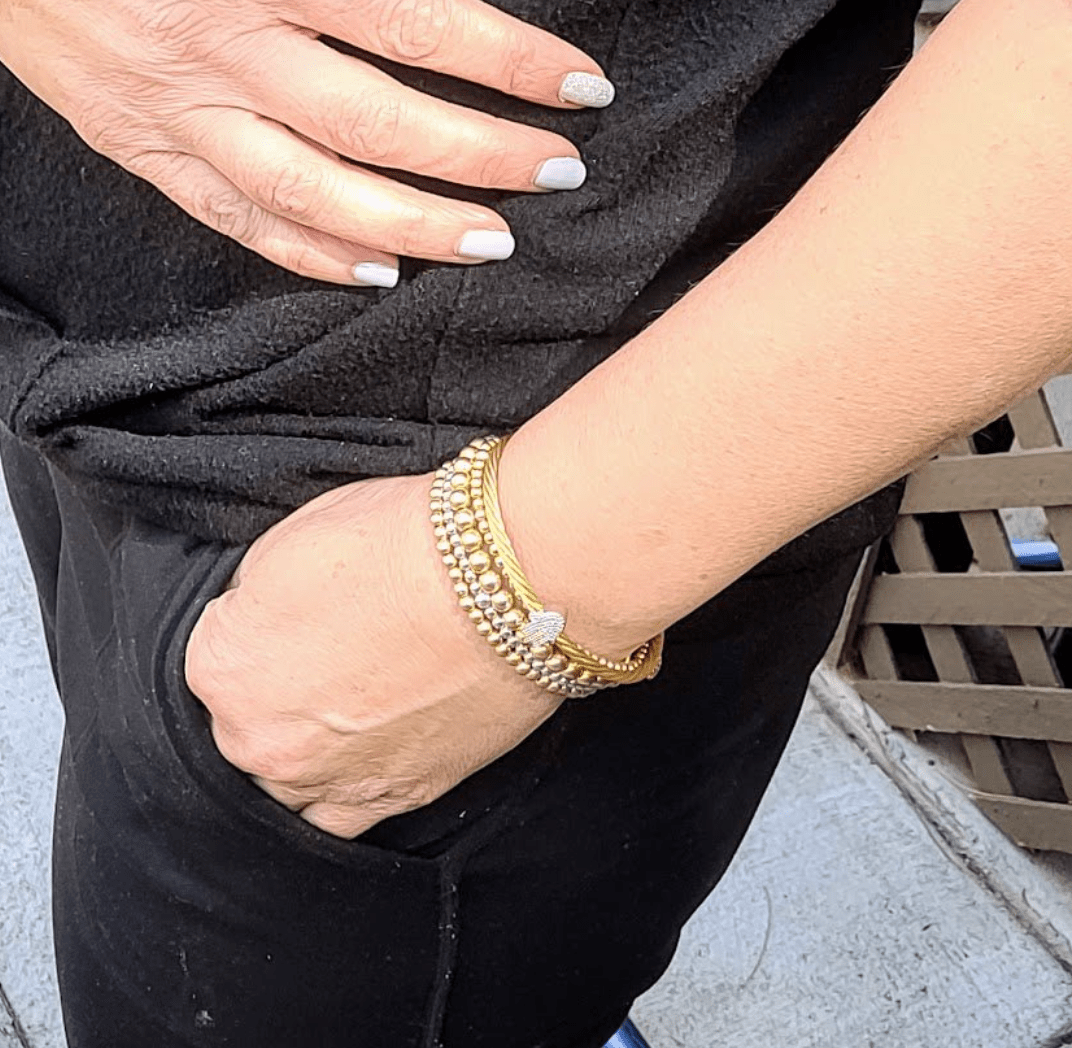 Hamsa Diamond Bracelet - Yellow Gold, Rose Gold, Silver or Black、mySite、topwebapps