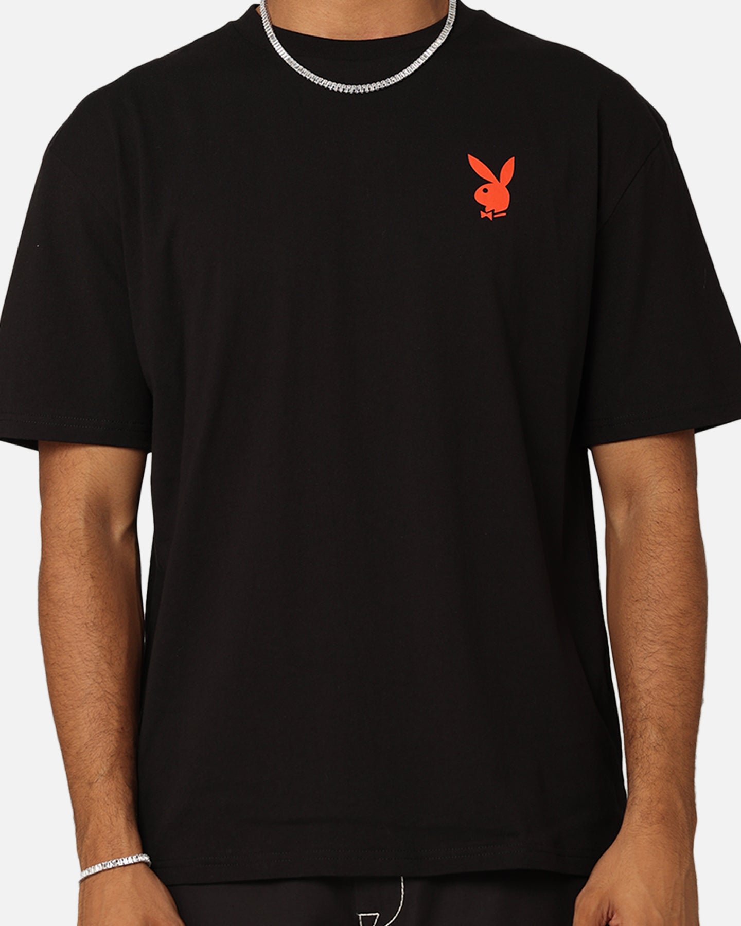 Playboy Bunny O Gothic Stack T-Shirt Black、mySite、zt4zffjzw