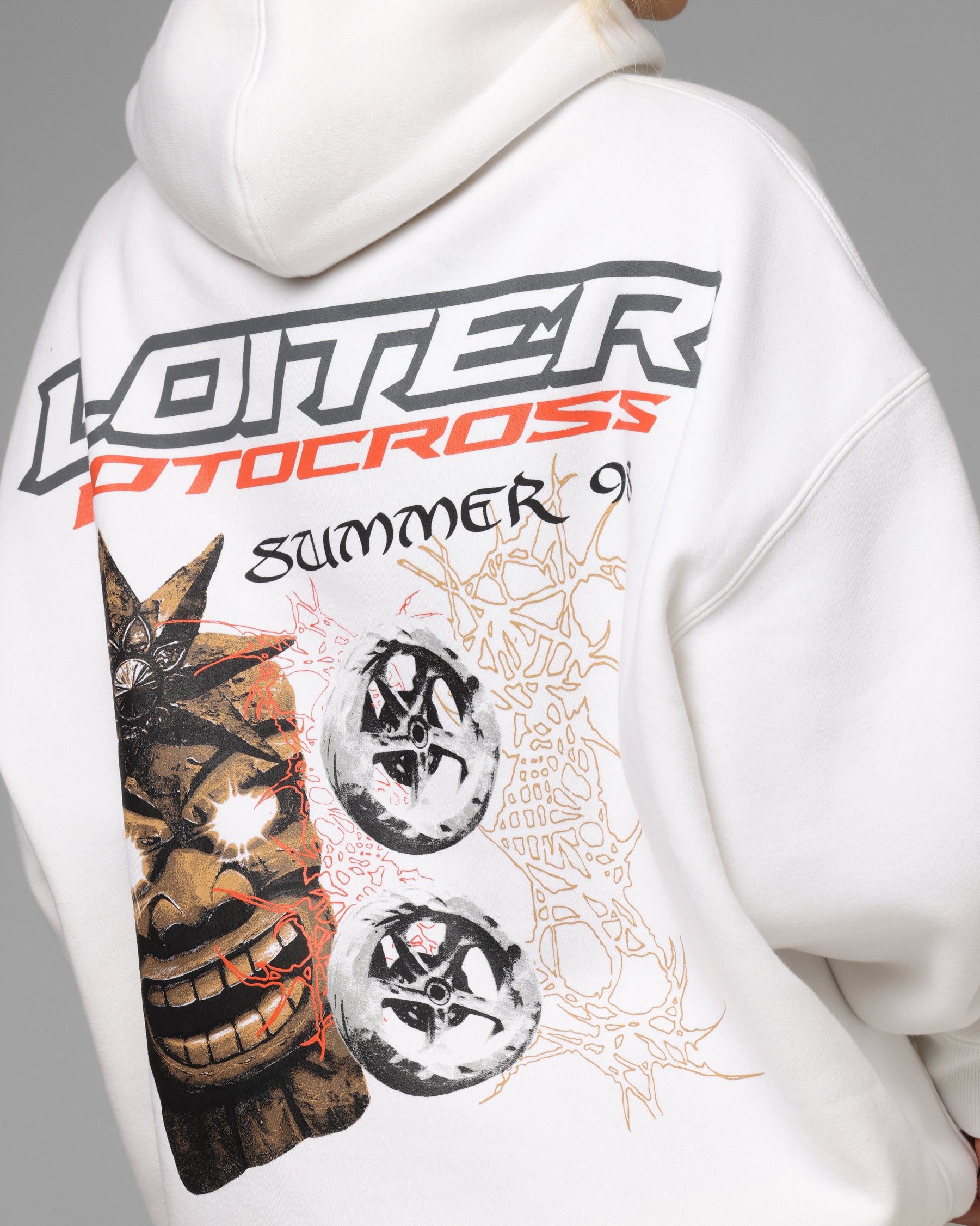 Loiter Summer Motocross Hoodie White、mySite、zt4zffjzw