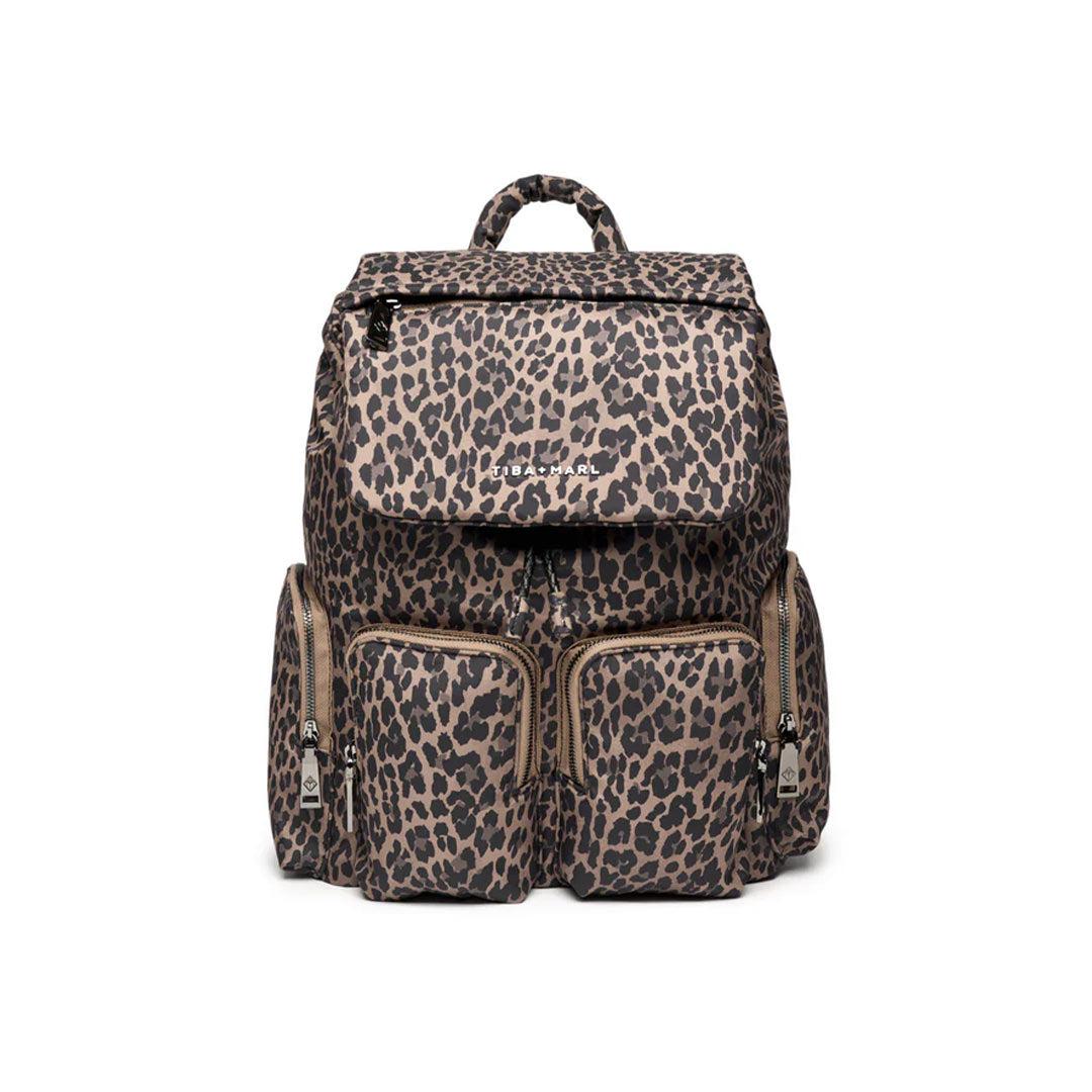  Tiba + Marl Alto Changing Backpack - Tonal Brown Leopard、mySite、merchandisen
