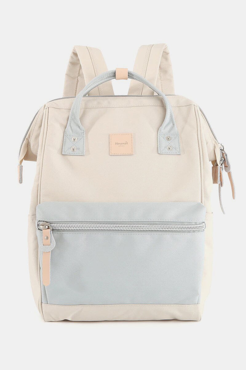 Himawari Water Resistant Canvas Backpack Bag with Side Pockets、mySite、camillekostekn