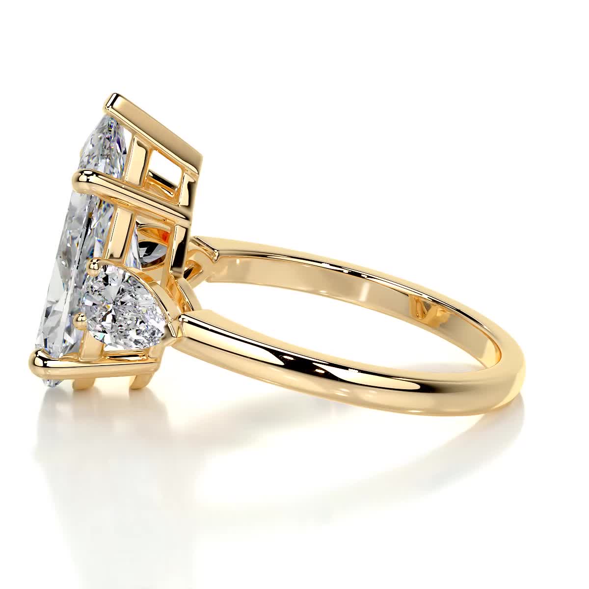 Kamala Diamond Engagement Ring -18K Yellow Gold、mySite、hinf8tx79