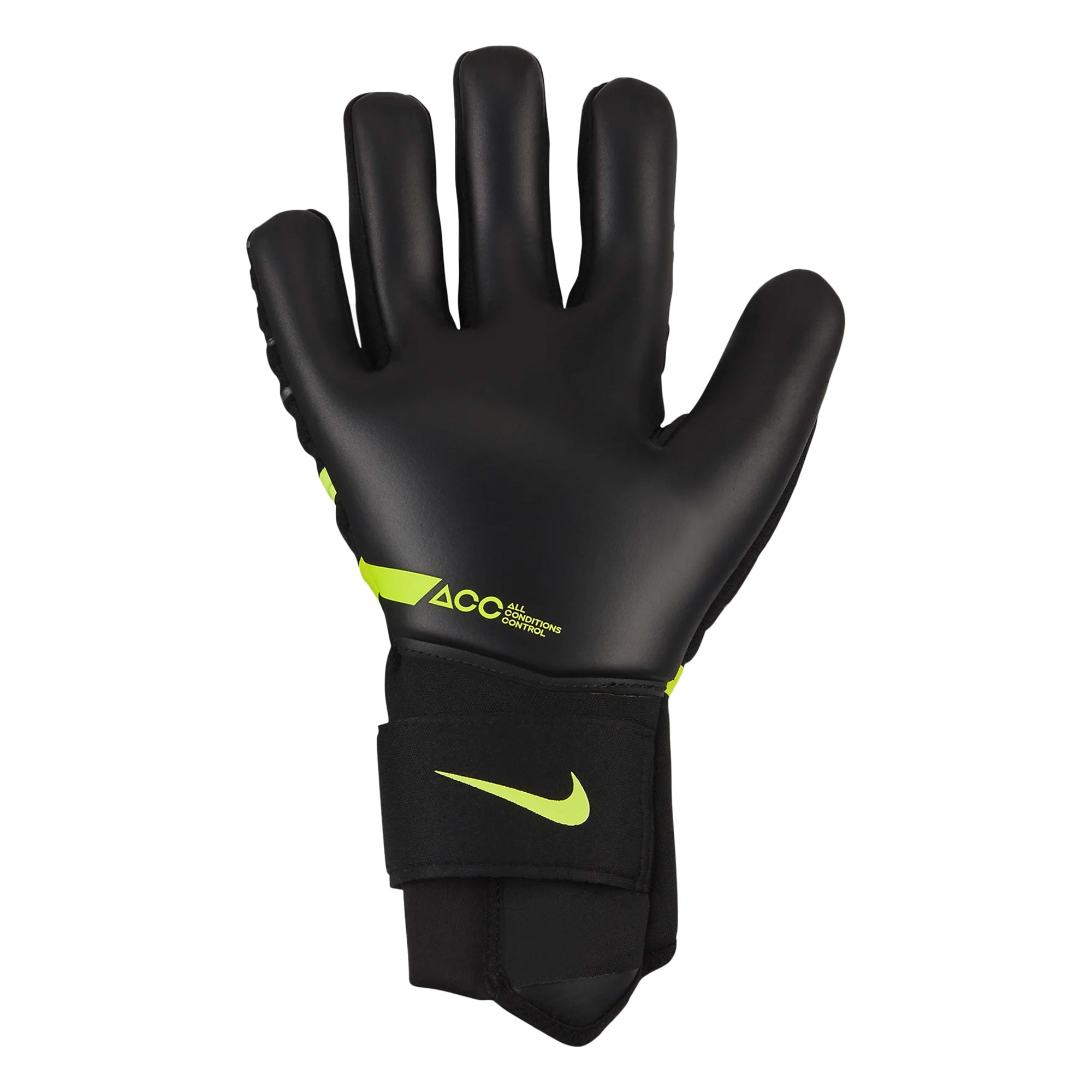 Nike Men's Phantom Elite Goalkeeper Gloves Black/Volt、mySite、noshort
