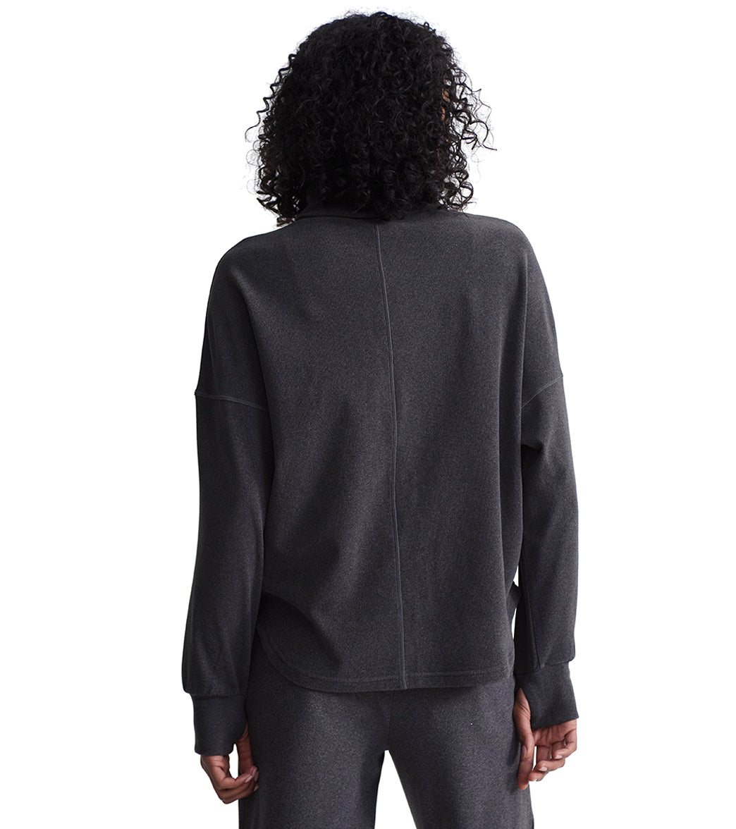 Varley Rainer Roll Neck Brushed Rib Jumper、mySite、noshort