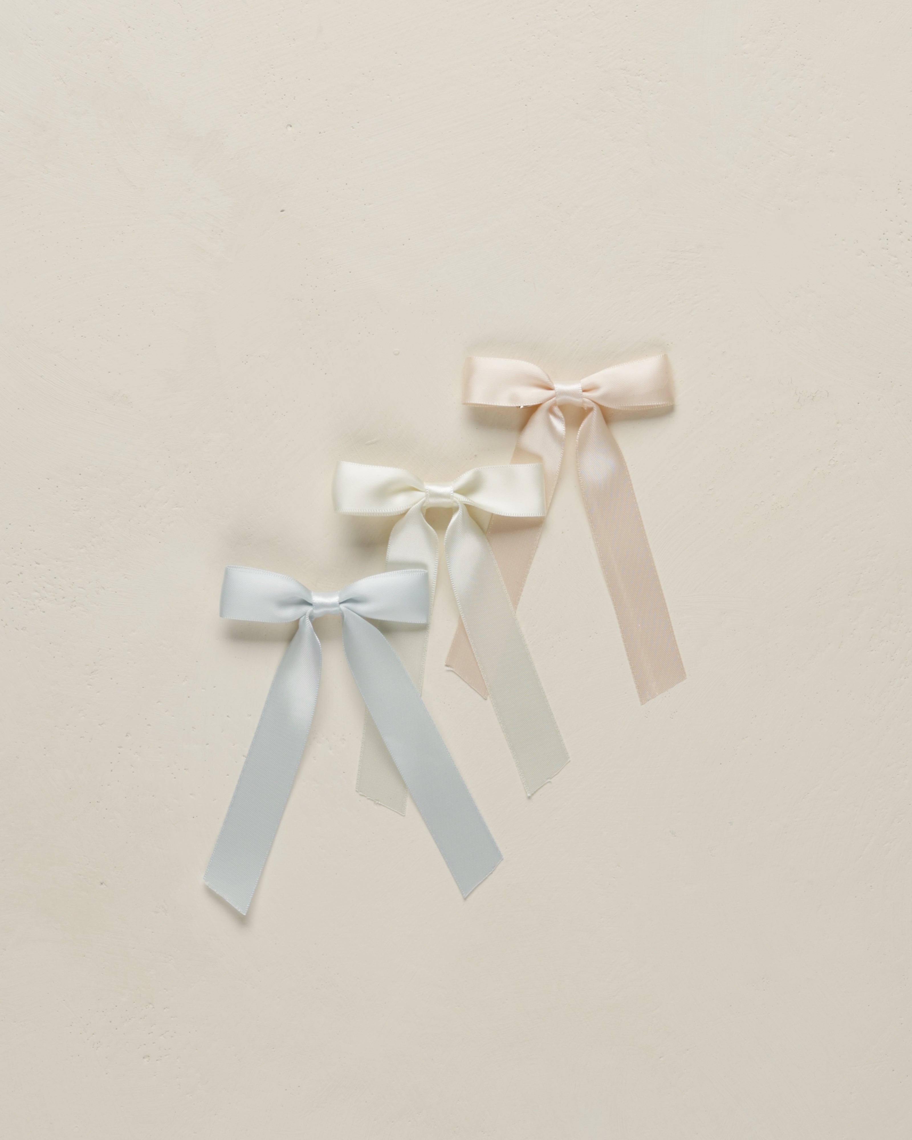  Satin Ribbon Bow || Blush, Ivory, Powder Blue、mySite、layawaytickets