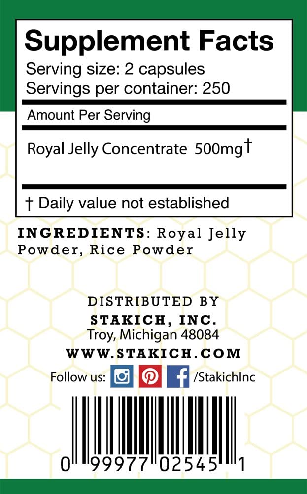 Royal Jelly Capsules - 500mg、mySite、gigharbornorthrealestate