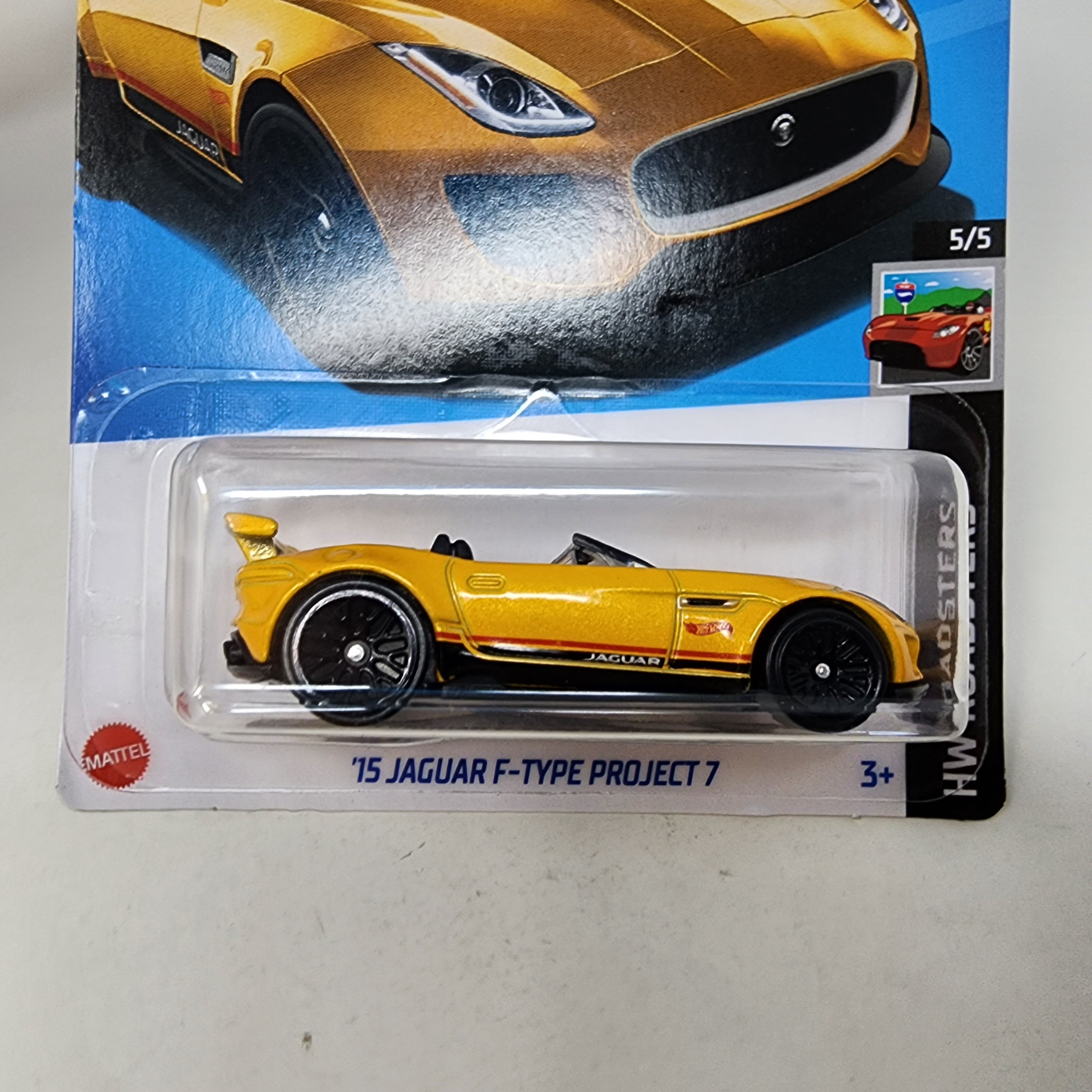 '15 Jaguar F-Type Project 7 #116 * Yellow * 2024 Hot Wheels、mySite、hgirdovlk