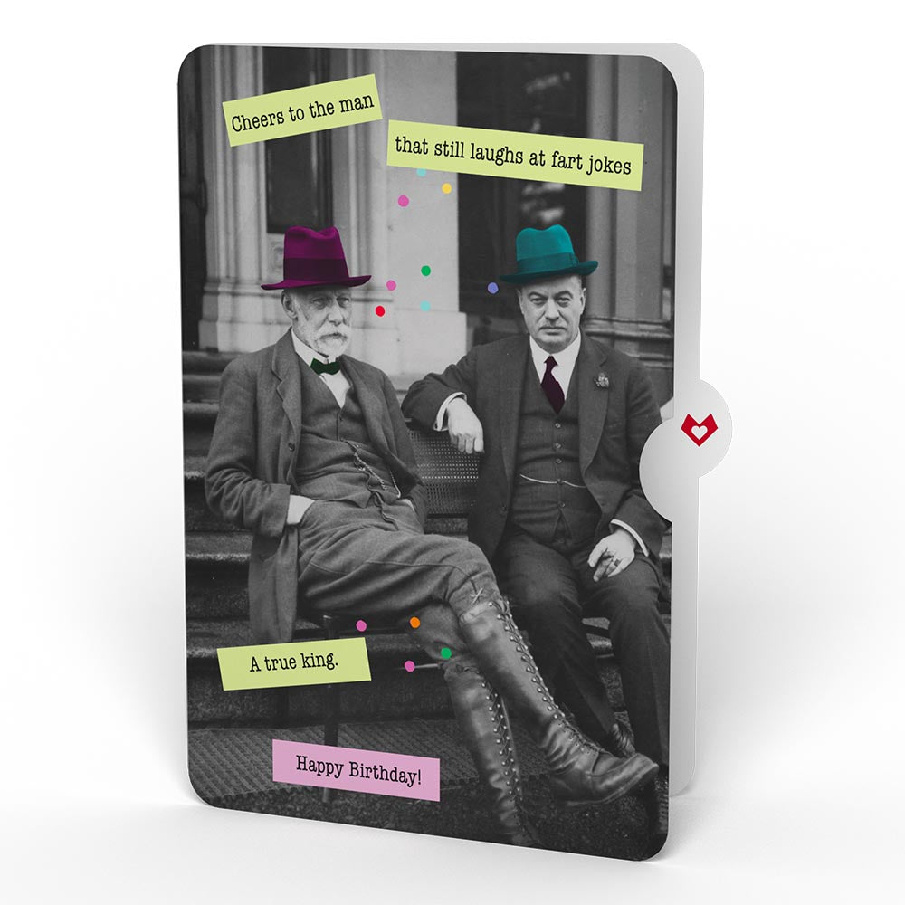 Old Fashioned Birthday Pop-Up Card and Sentiment Set for Any Man、mySite、solidvoid