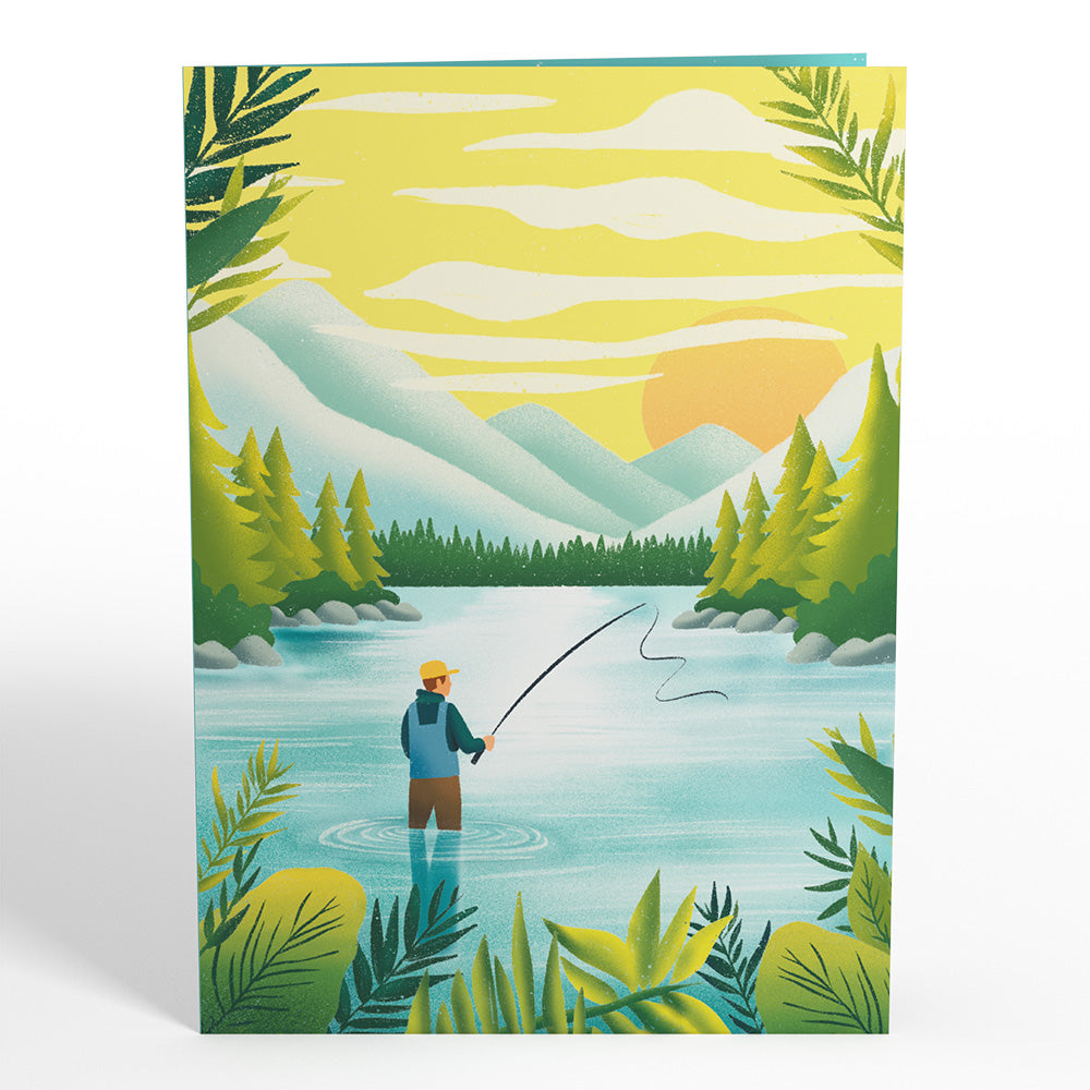 Gone Fishing Pop-Up Card、mySite、solidvoid